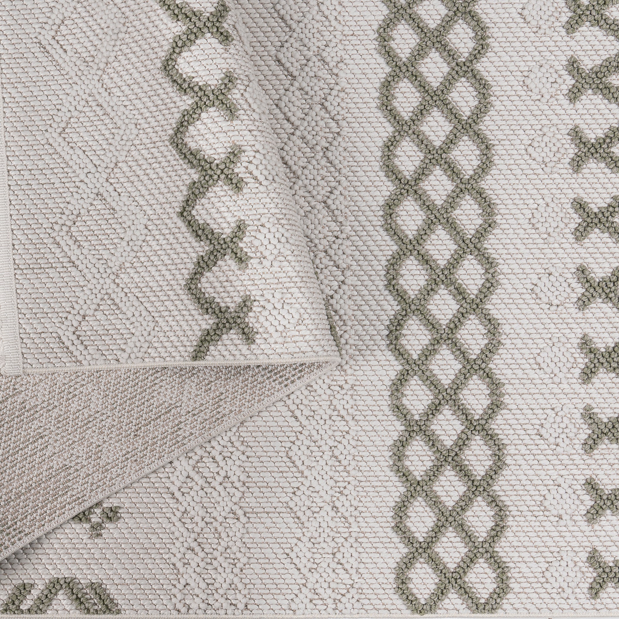 Norcross Flat and Loop Design Tassled Rug - Image 6