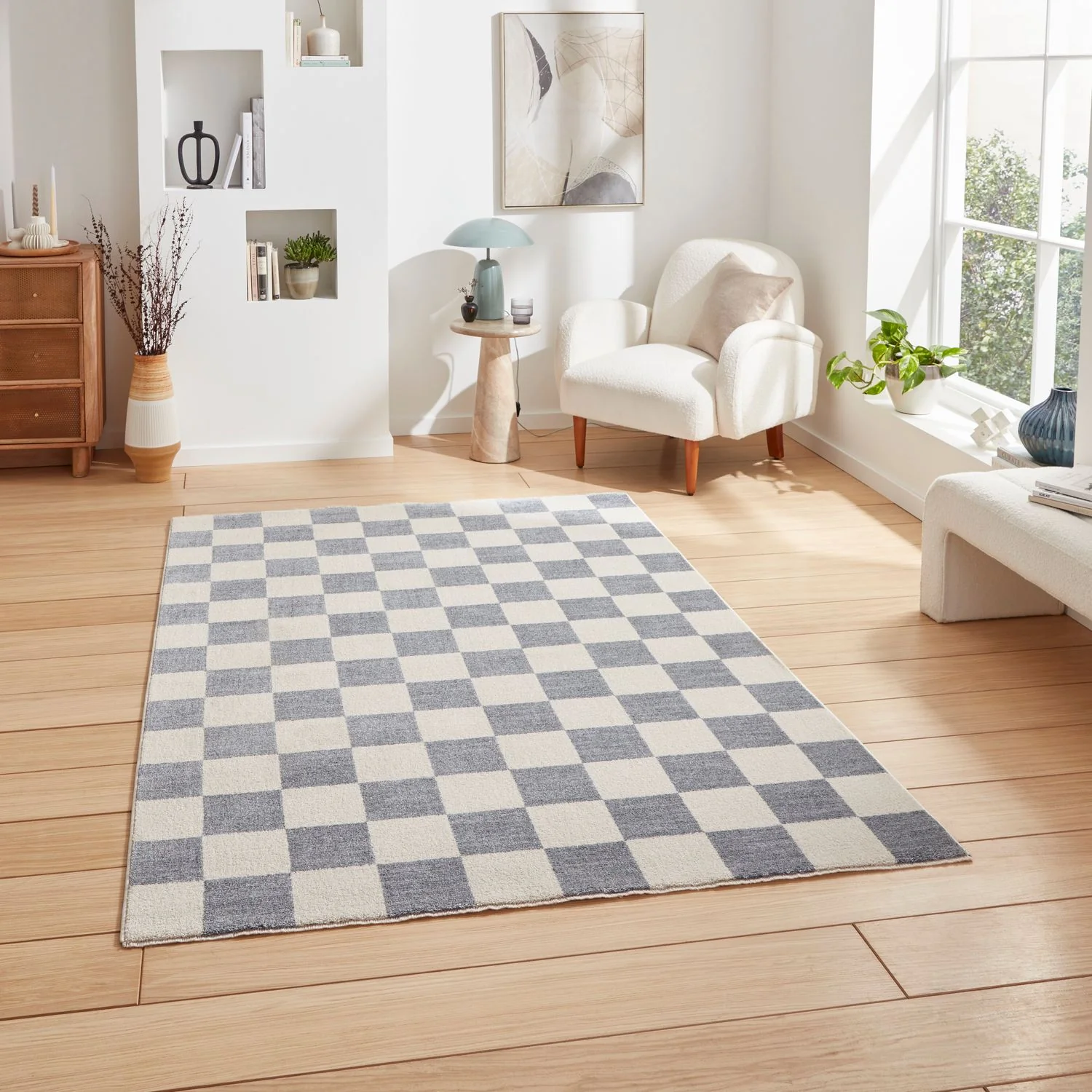 Norwood Checkerboard Rug - Image 15