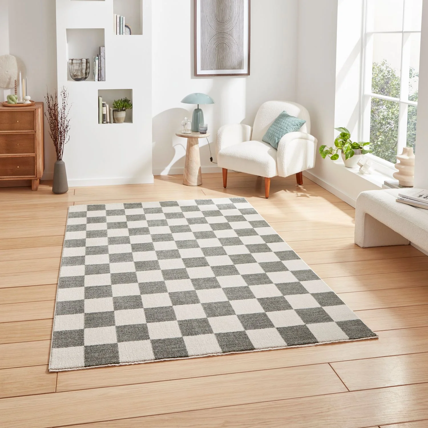 Norwood Checkerboard Rug - Image 26