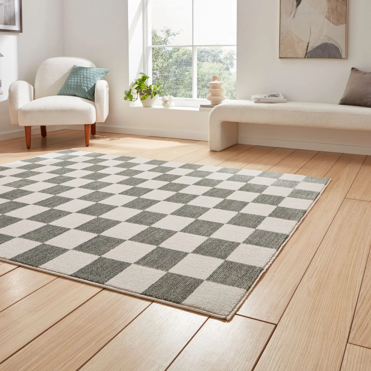 Norwood Checkerboard Rug - Image 27