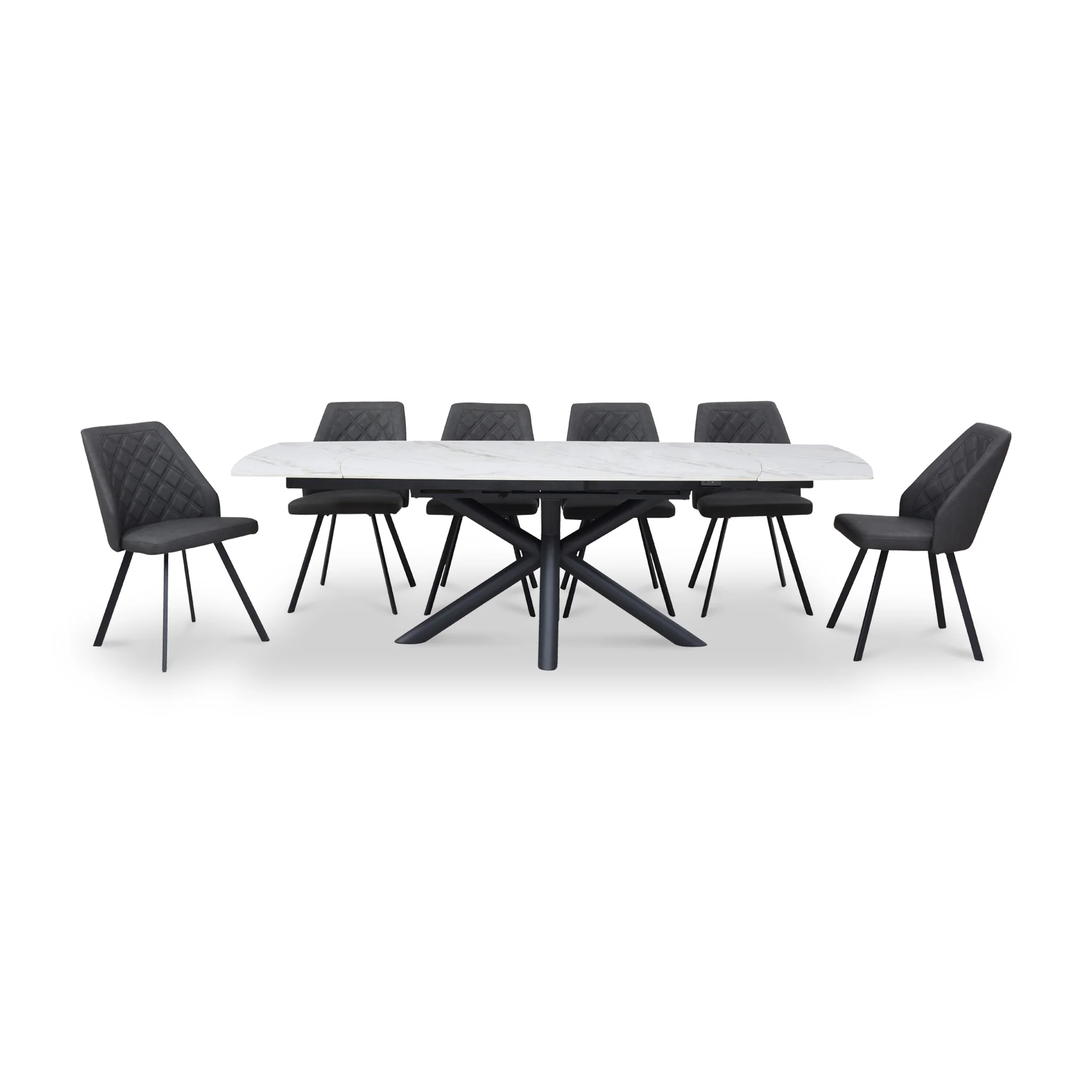 Noura 160-240cm Extending Ceramic Dining Table - Image 8