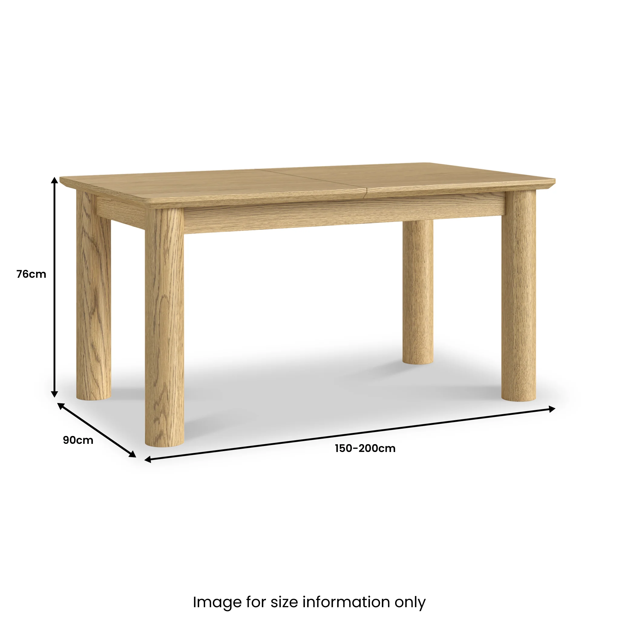 Nyssa 150-200cm Extendable Dining Table - Image 4