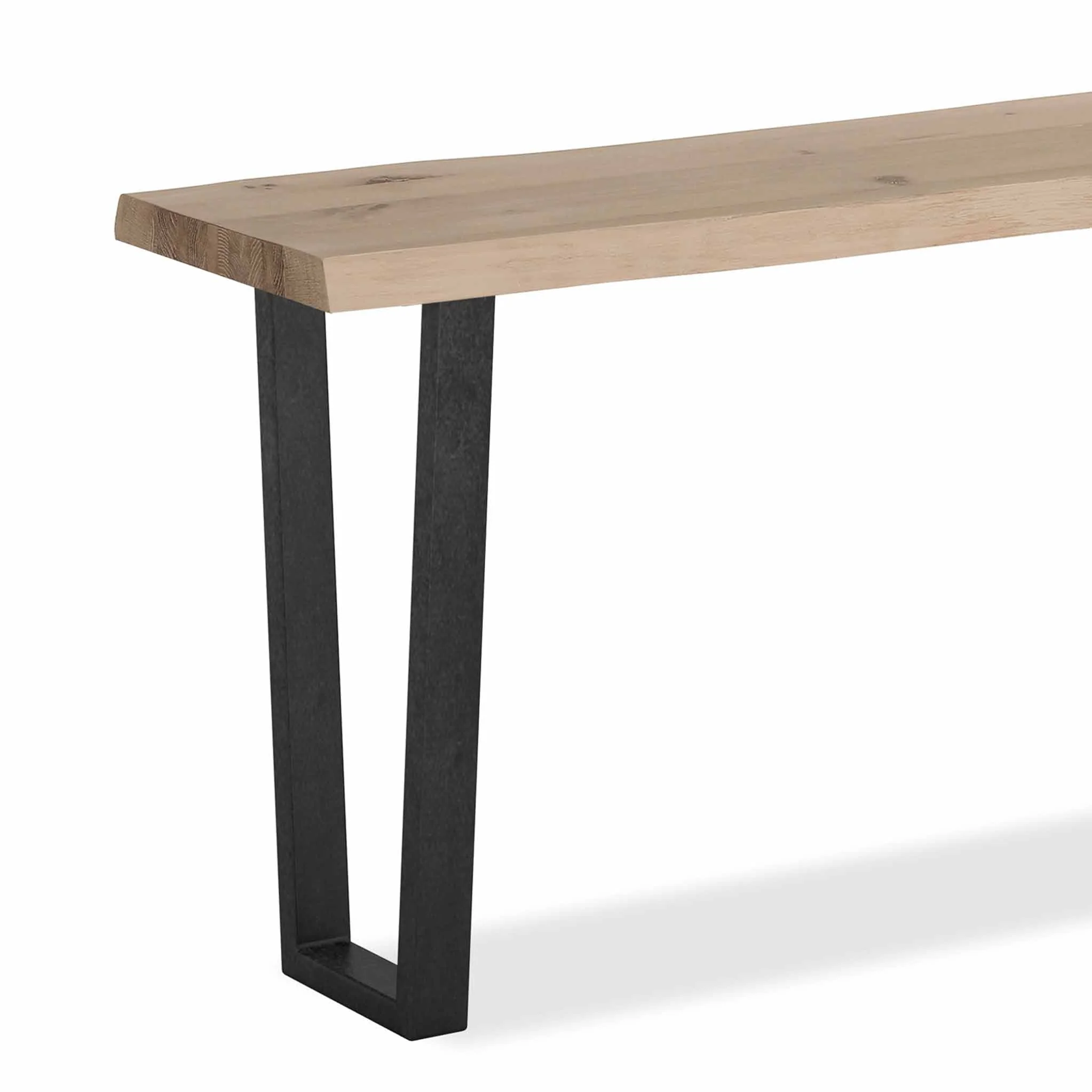 Oak Mill Oiled Console Table - Image 4