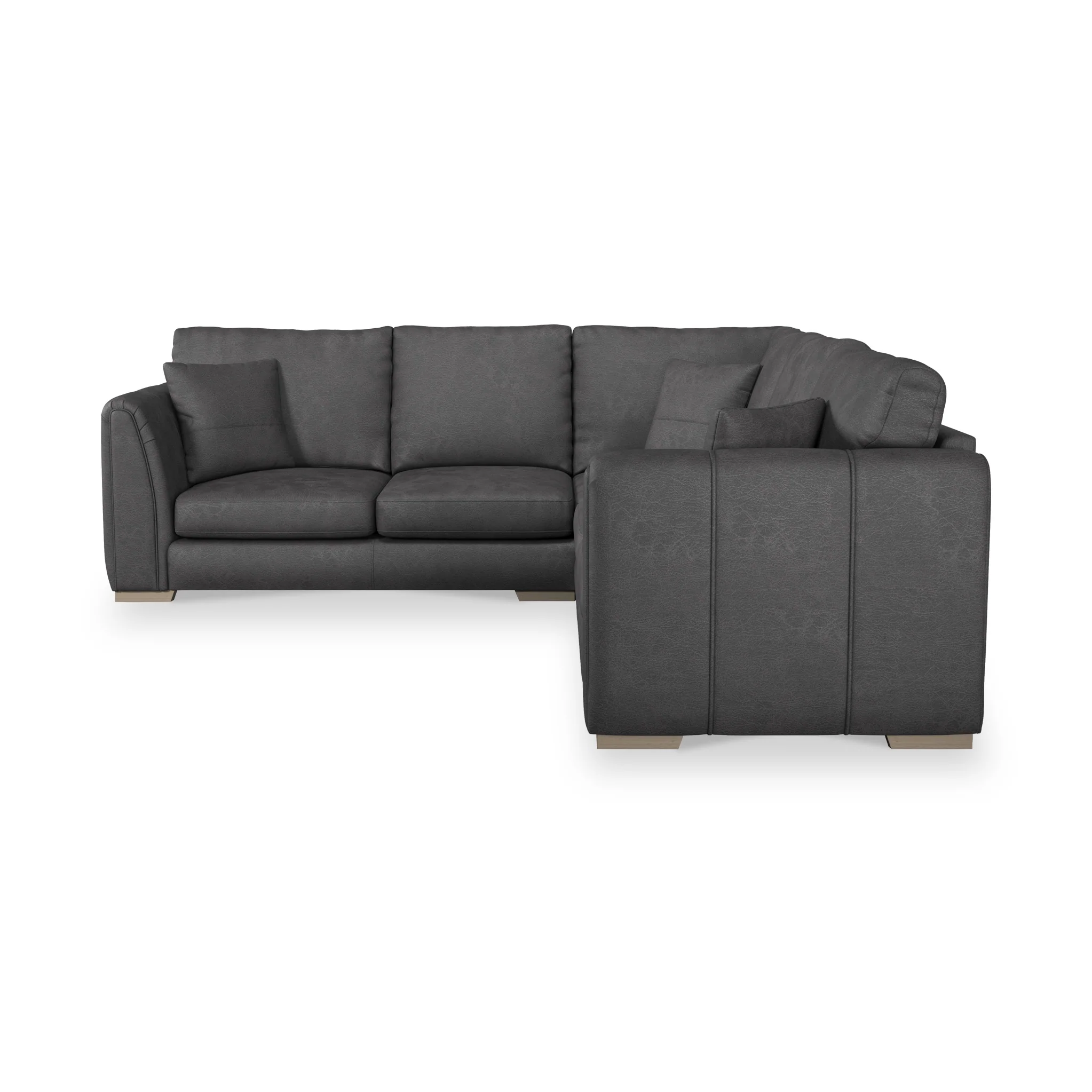 Oakley Faux Leather 2 Corner 2 Sofa - Image 13