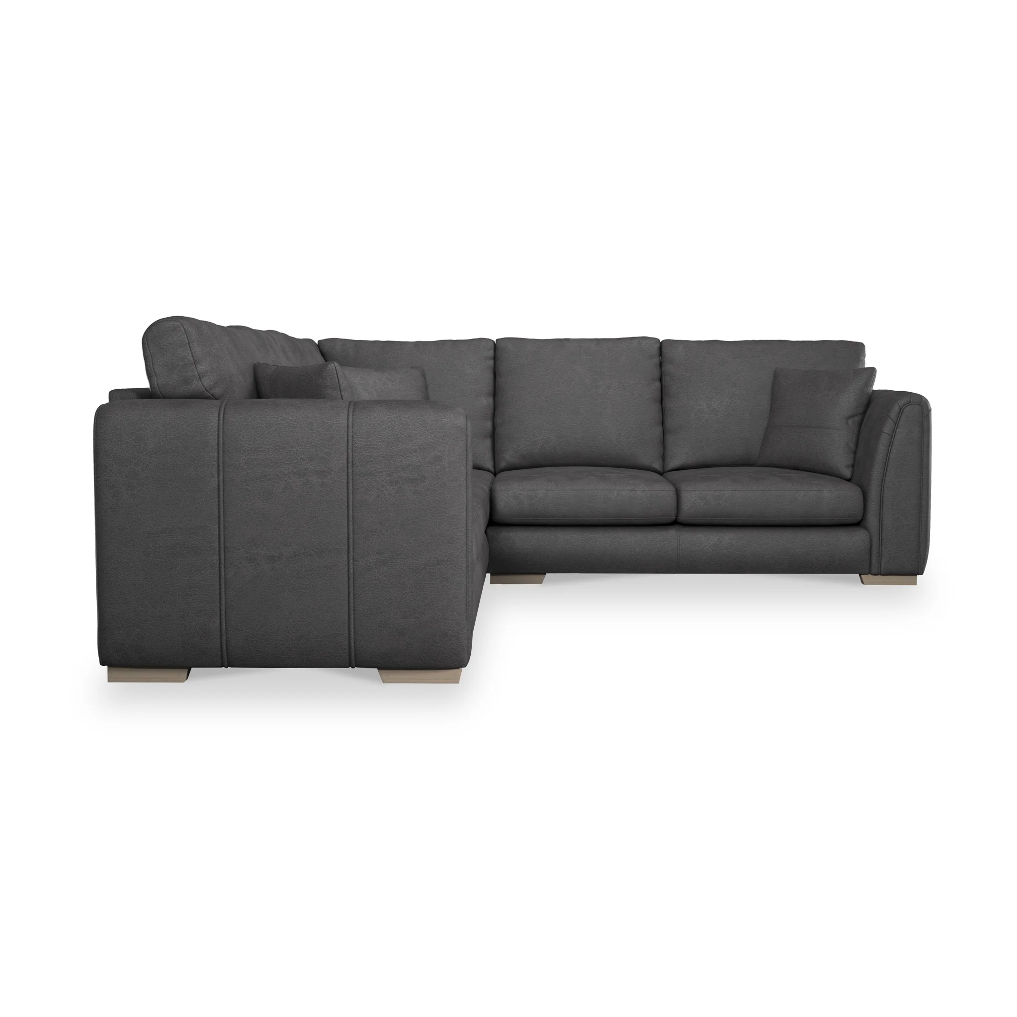 Oakley Faux Leather 2 Corner 2 Sofa - Image 14