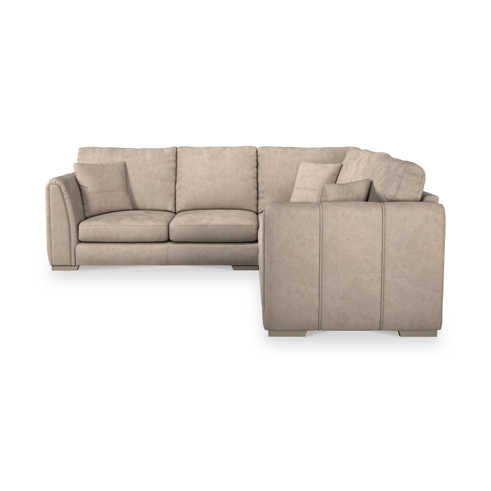 Oakley Faux Leather 2 Corner 2 Sofa - Image 4