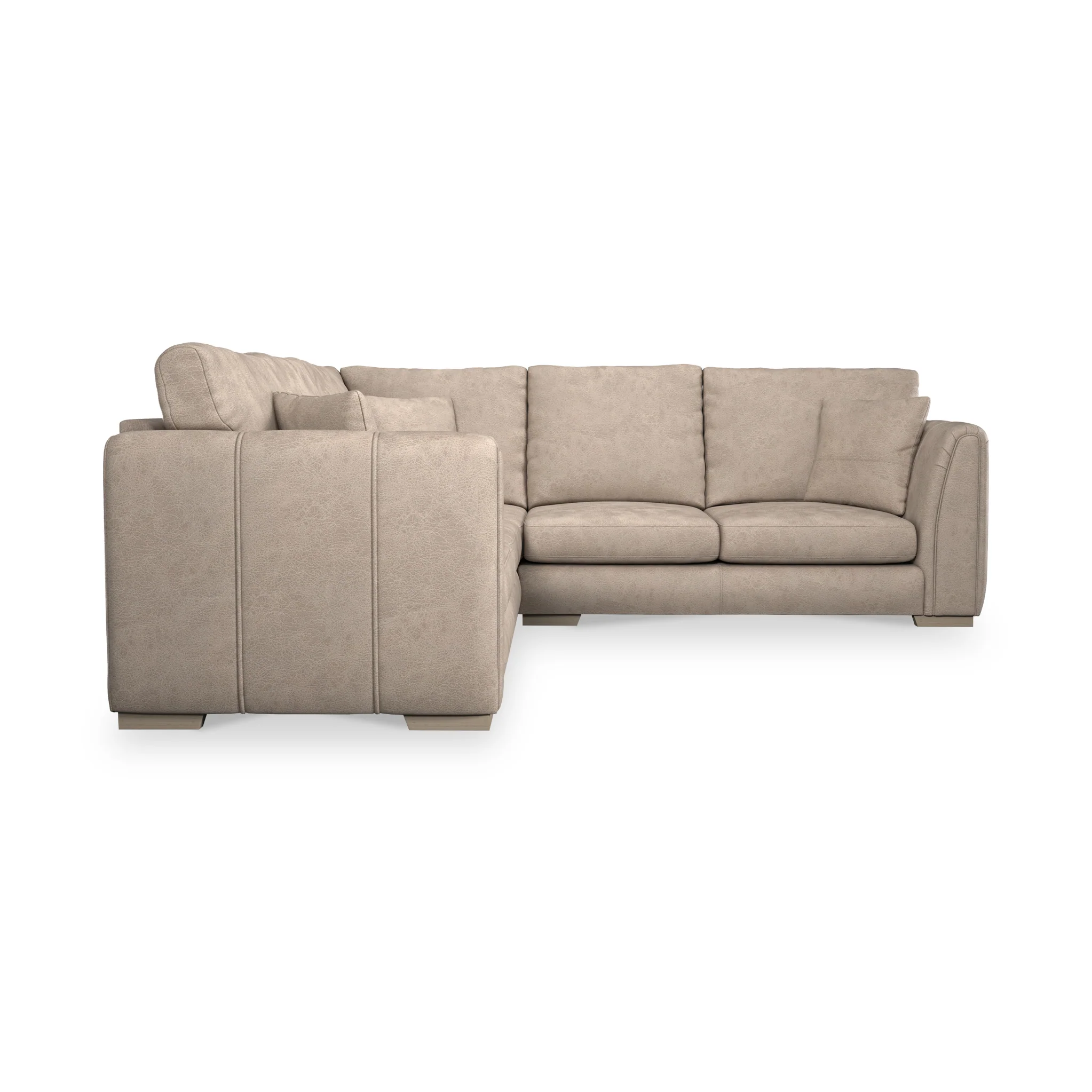Oakley Faux Leather 2 Corner 2 Sofa - Image 5