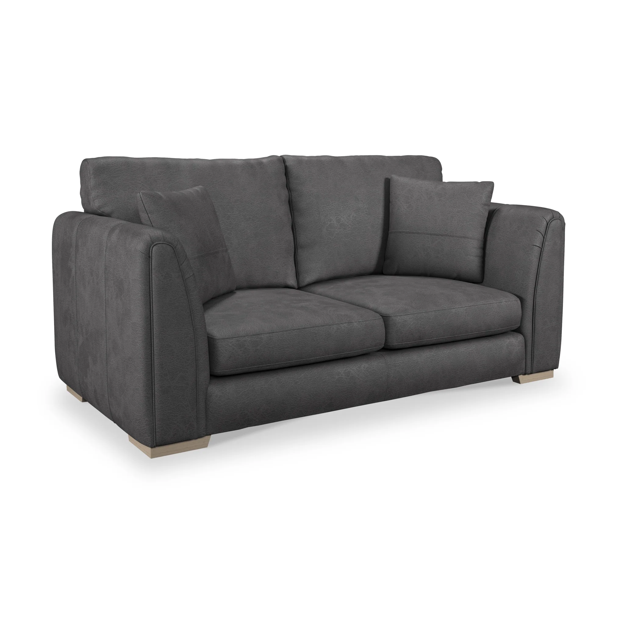 Oakley Faux Leather 2 Seater Sofa - Image 18
