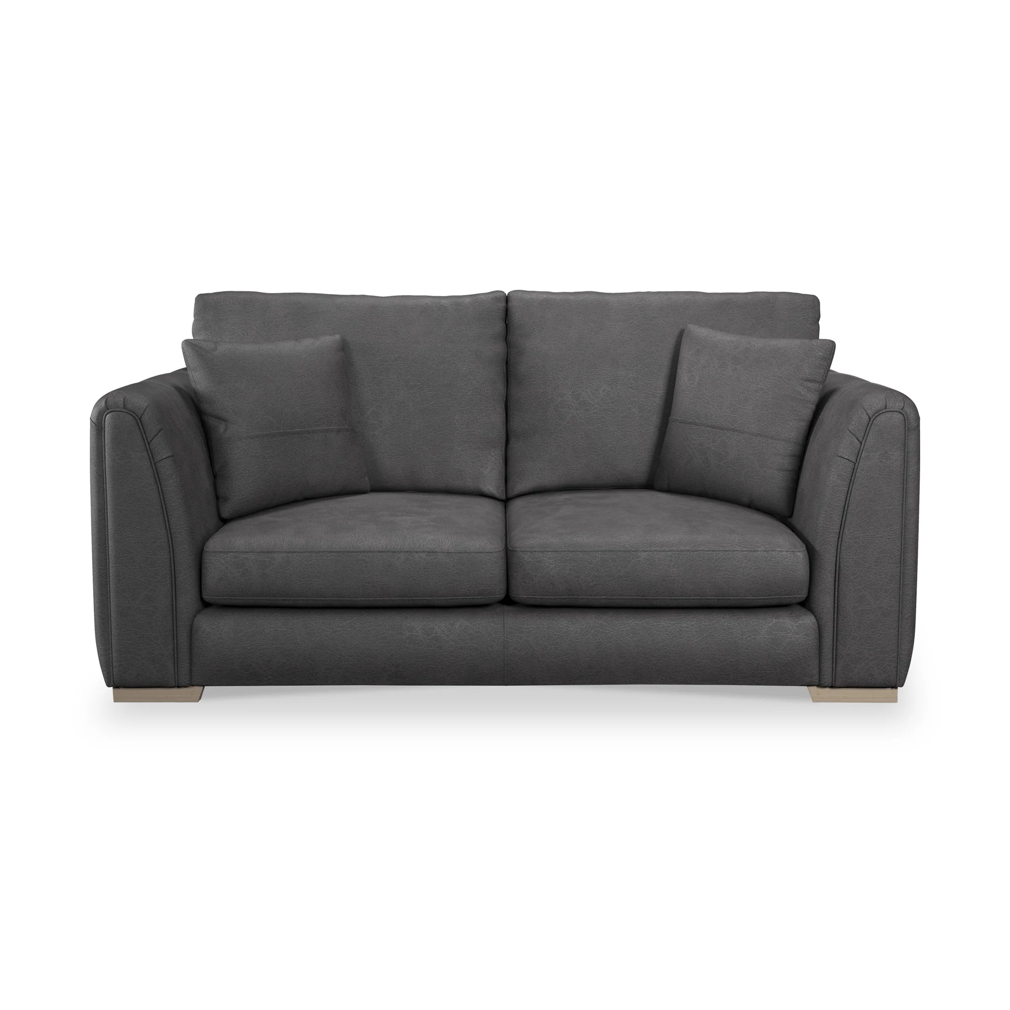 Oakley Faux Leather 2 Seater Sofa - Image 9