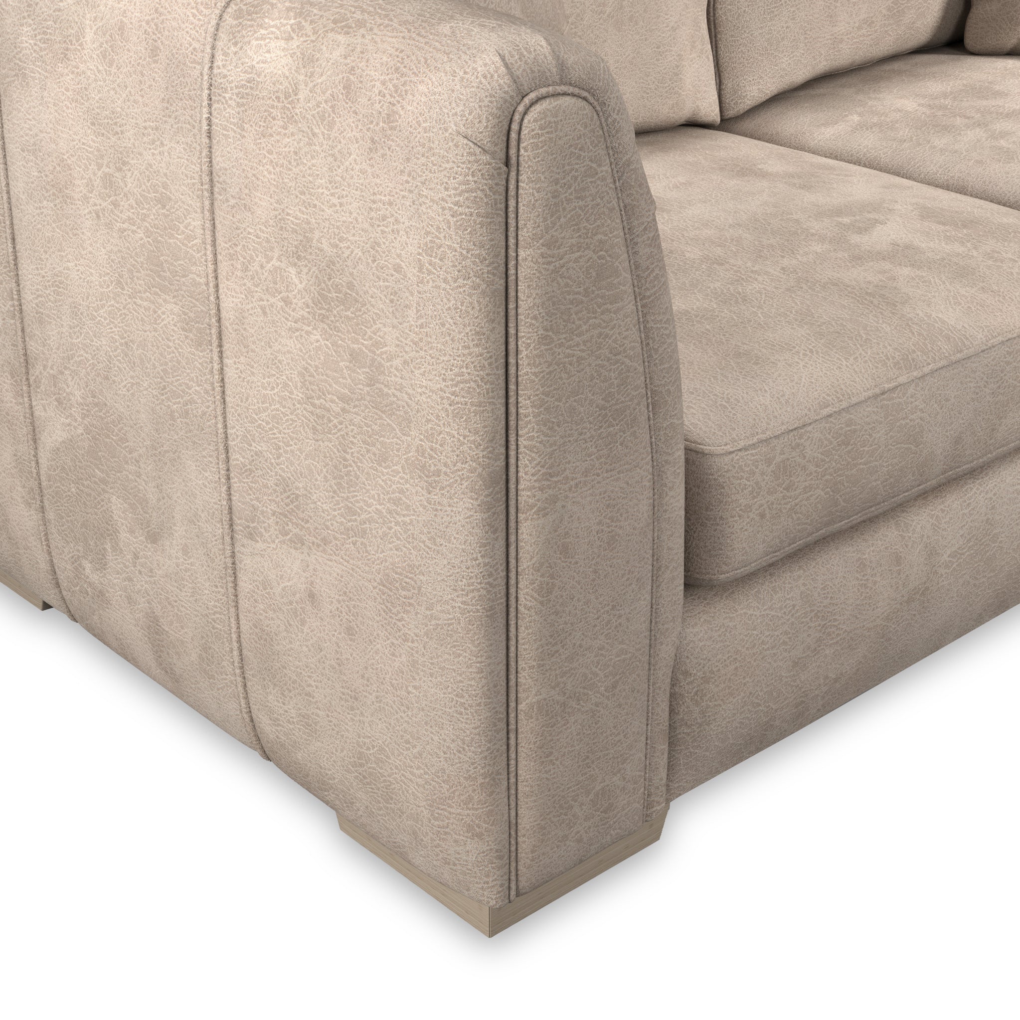 Oakley Faux Leather 3 Seater Sofa - Image 15