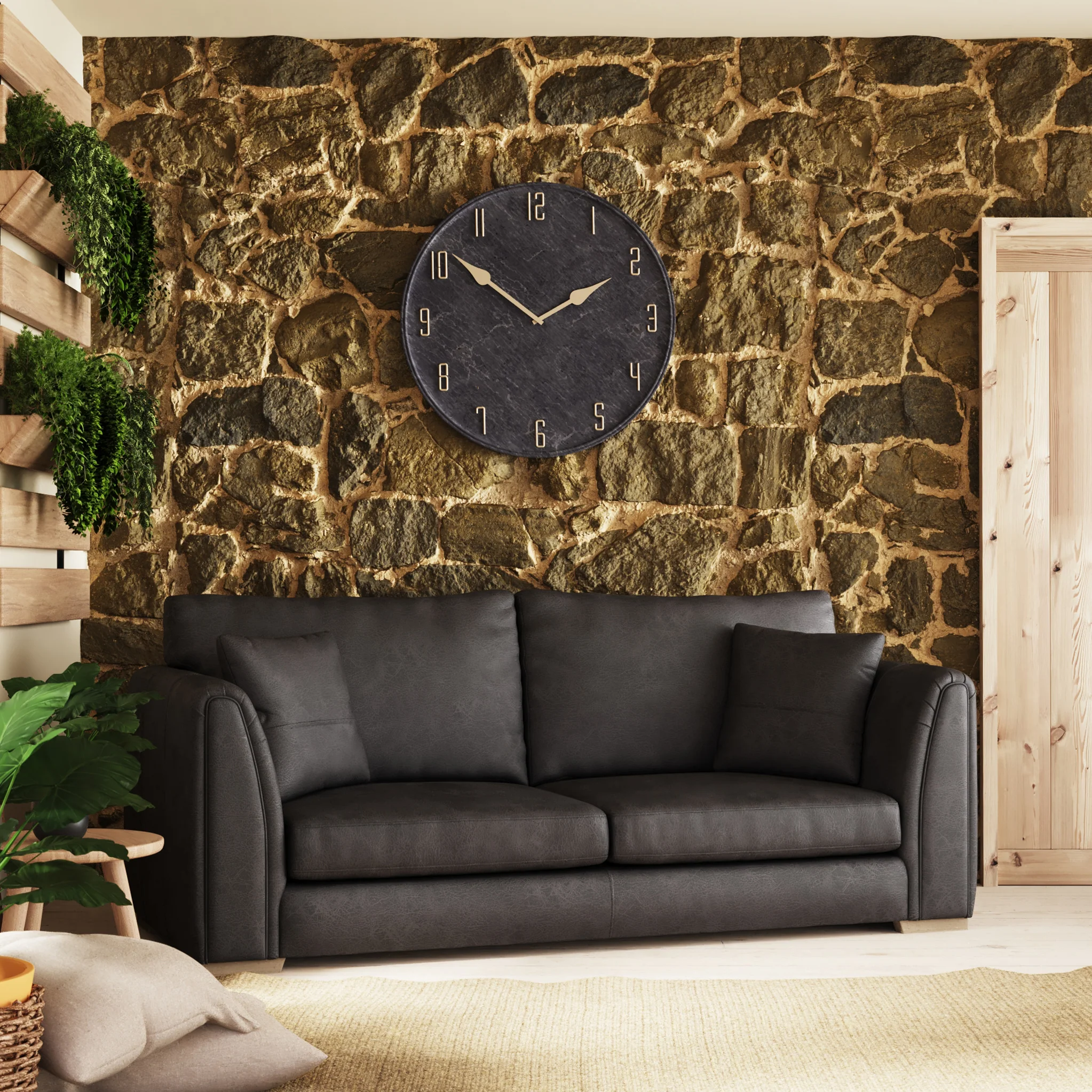 Oakley Faux Leather 3 Seater Sofa - Image 18