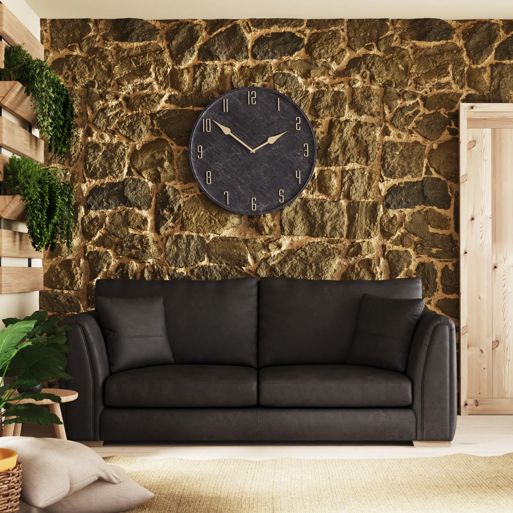 Oakley Faux Leather 3 Seater Sofa - Image 19