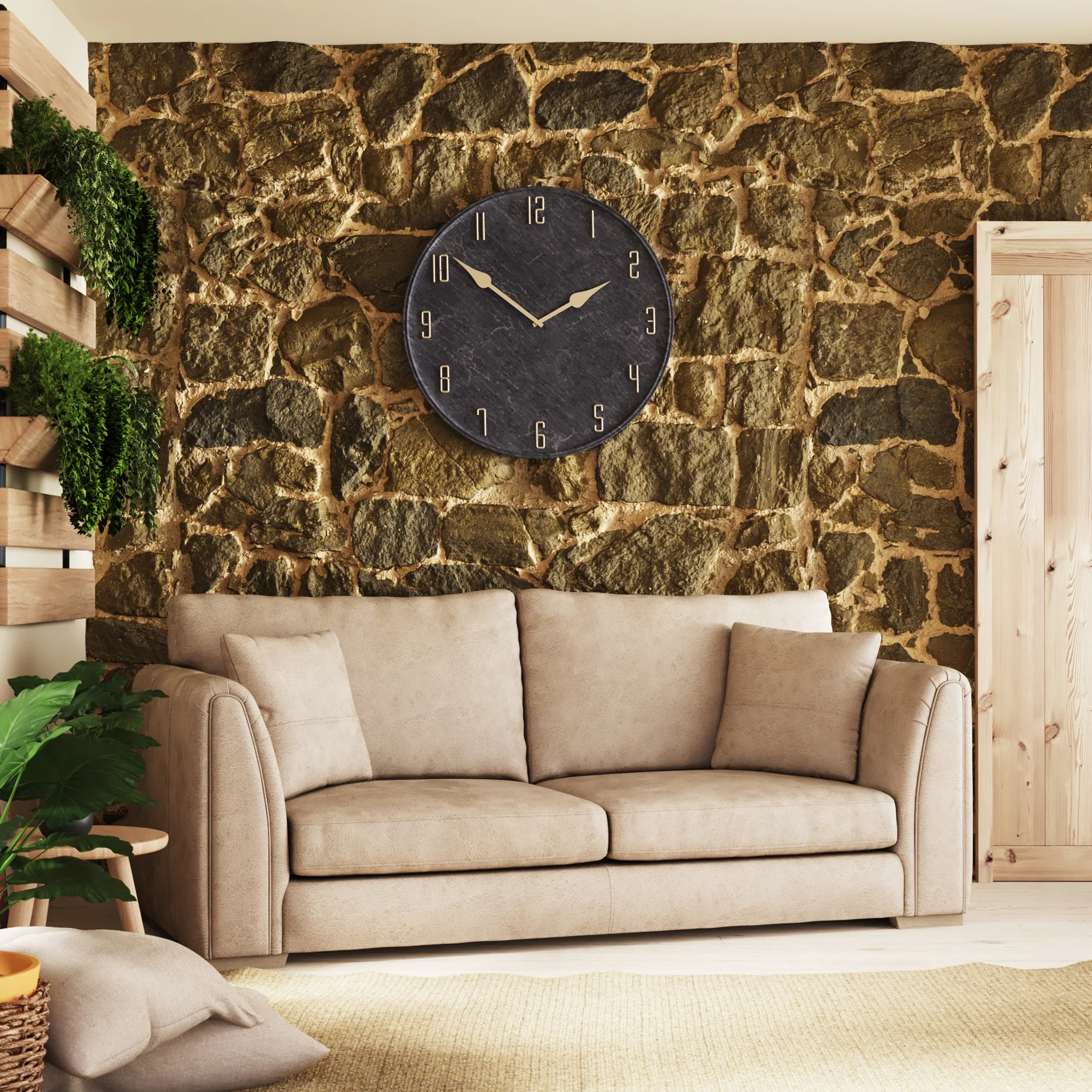 Oakley Faux Leather 3 Seater Sofa - Image 2