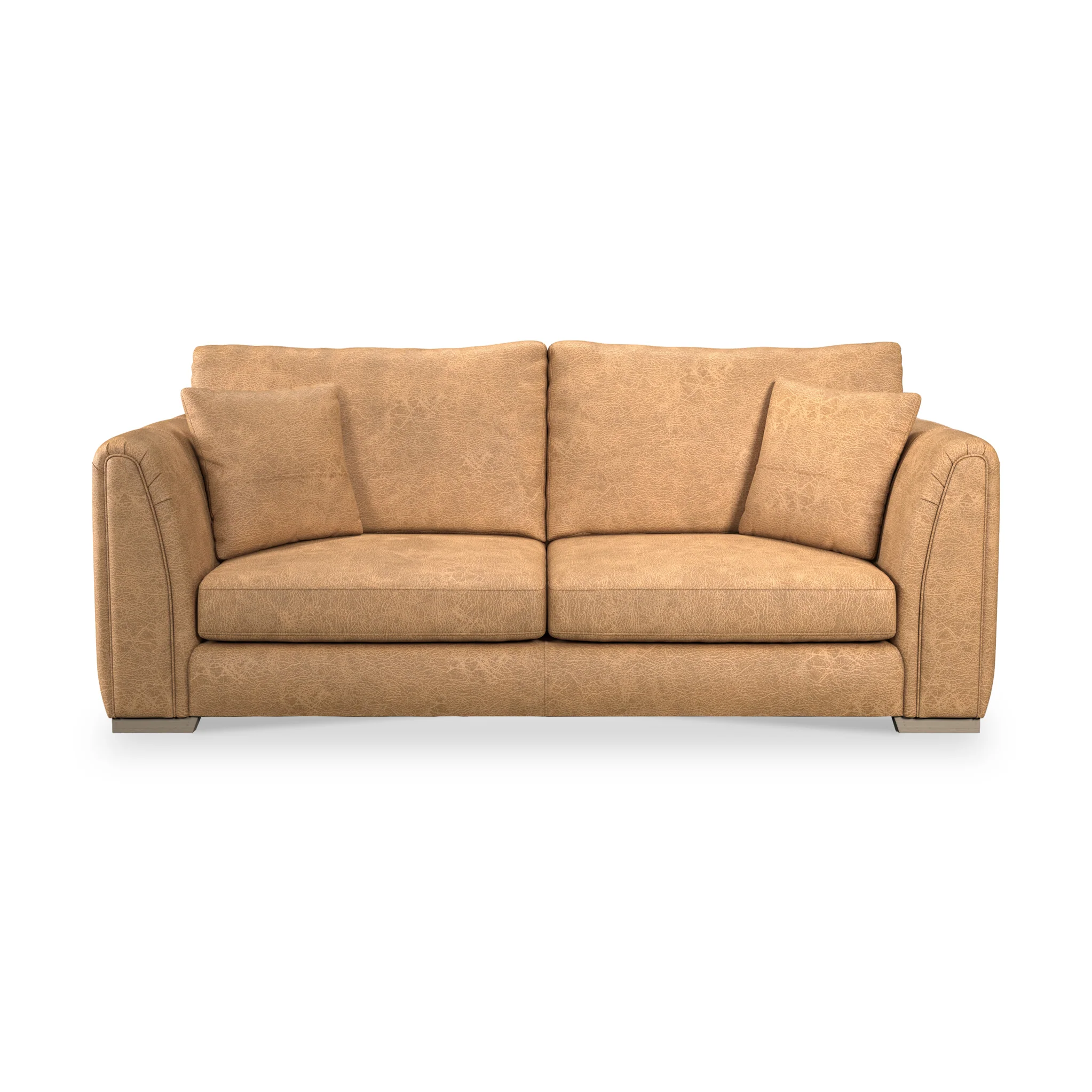 Oakley Faux Leather 3 Seater Sofa - Image 32