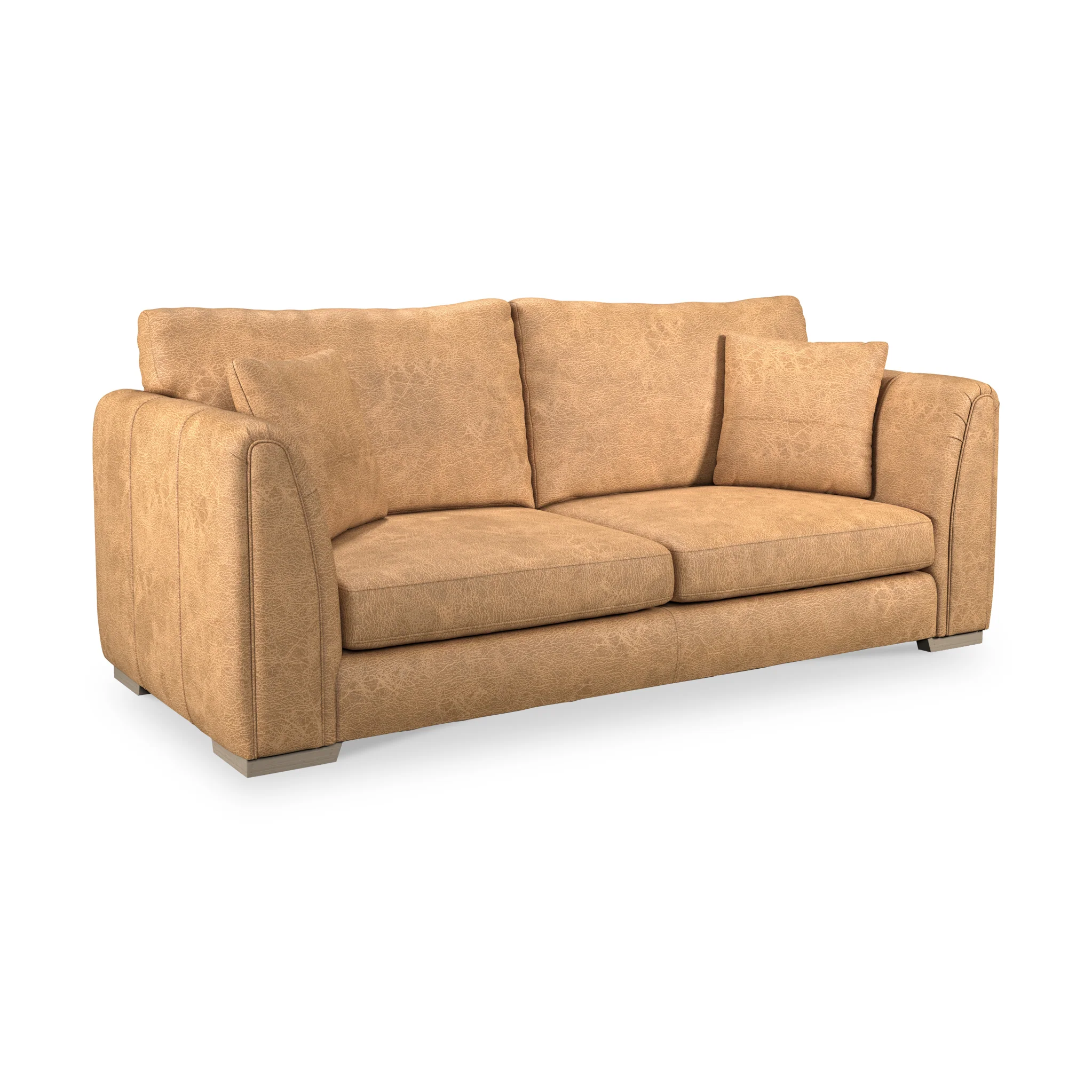 Oakley Faux Leather 3 Seater Sofa - Image 41