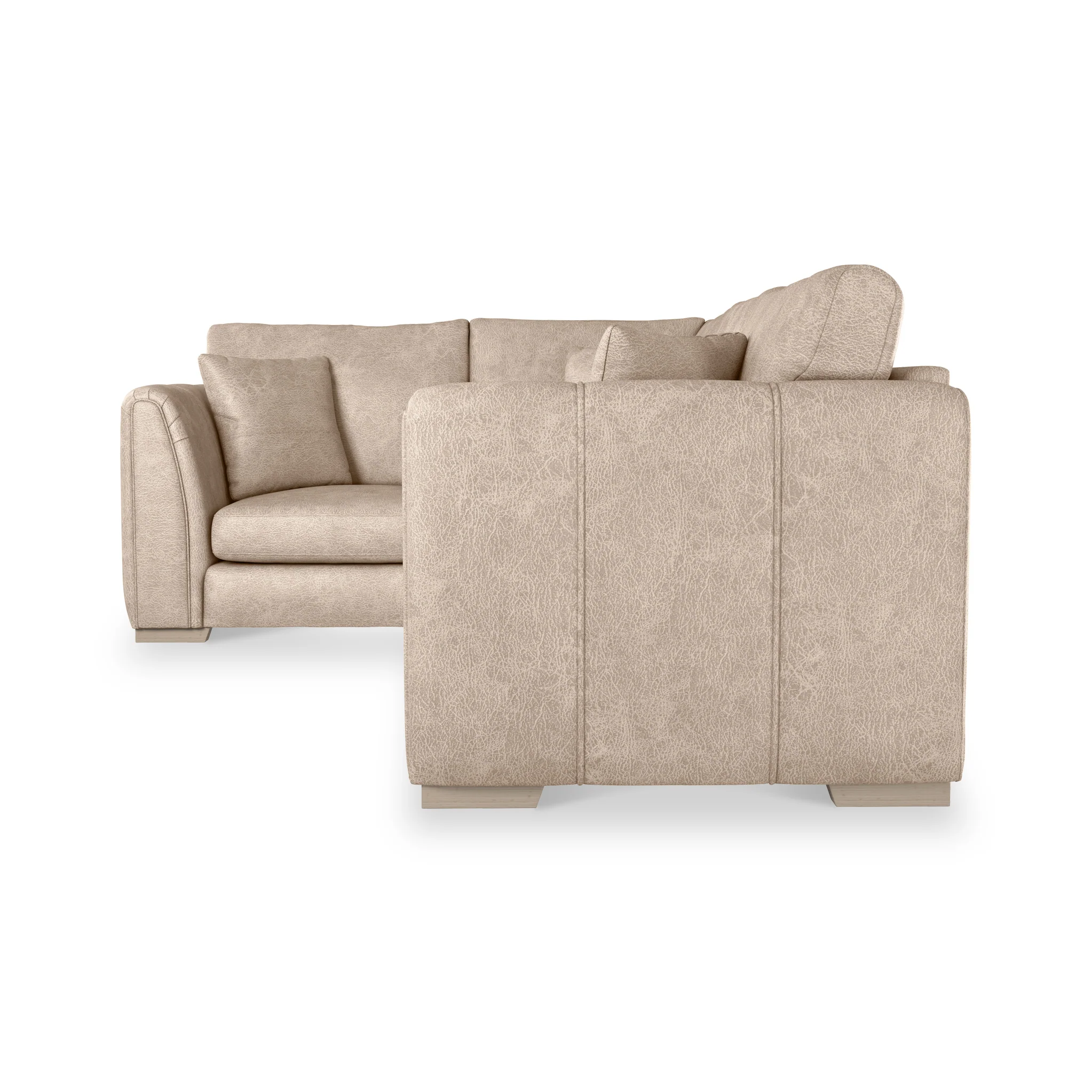 Oakley Faux Leather Corner Sofa - Image 10