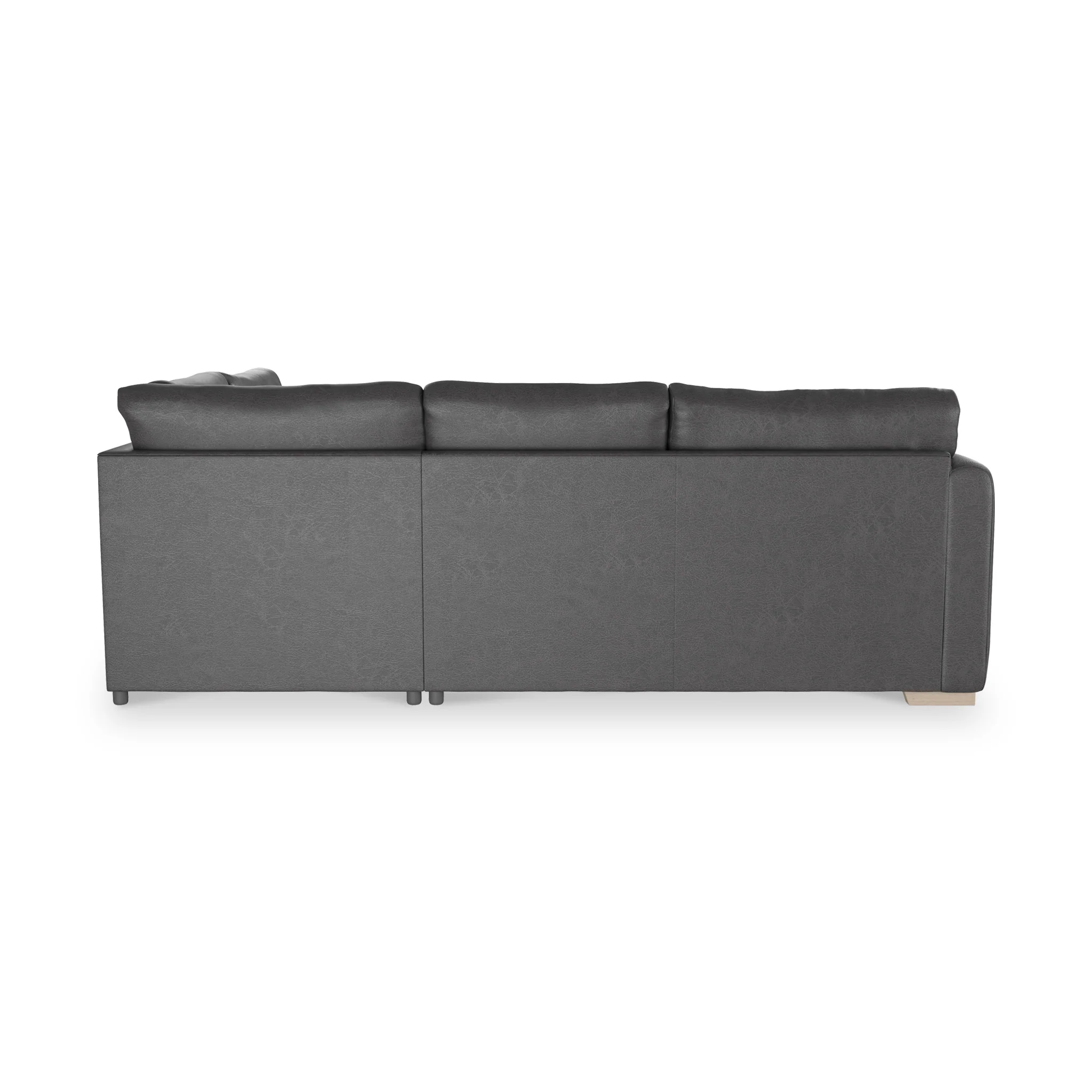 Oakley Faux Leather Corner Sofa - Image 20