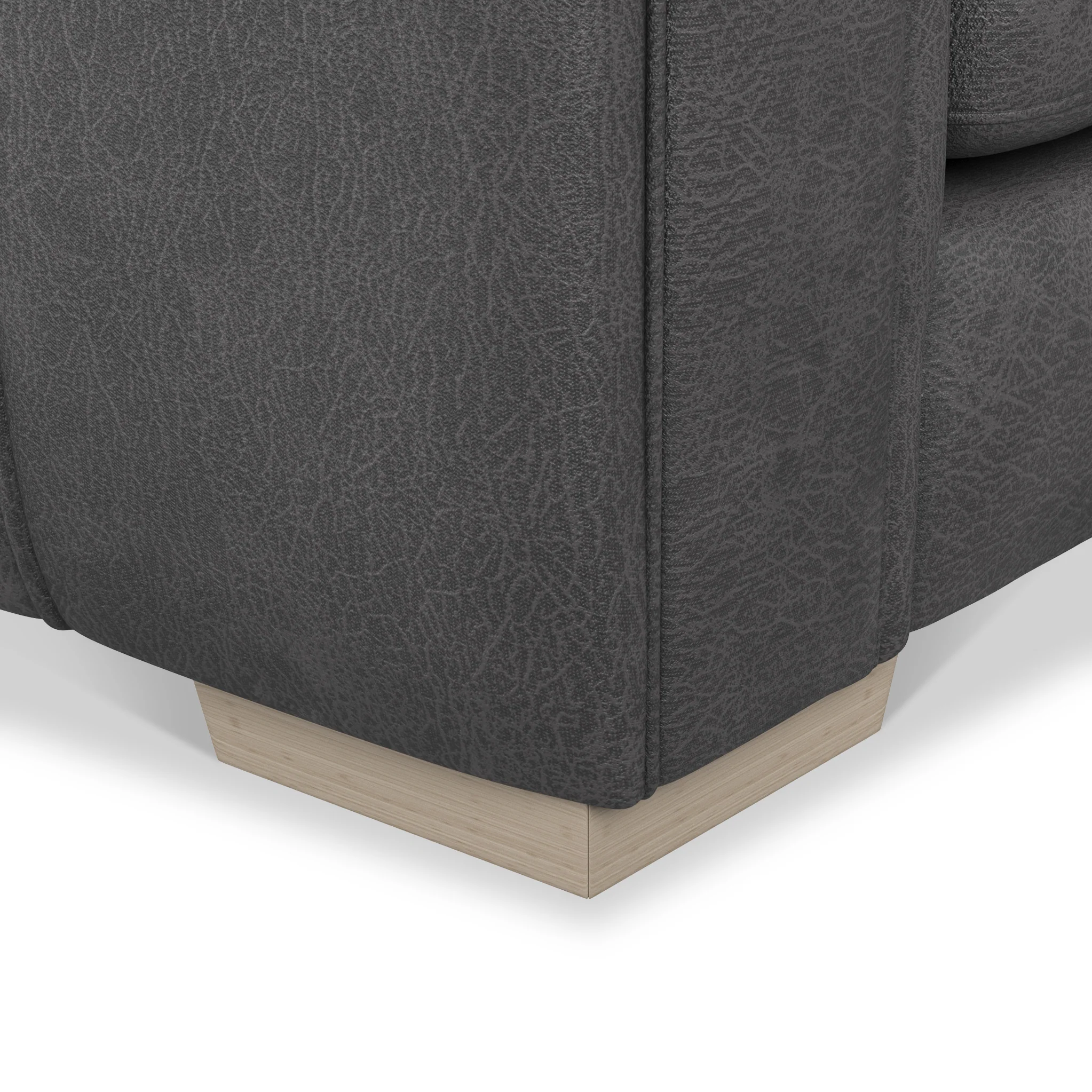 Oakley Faux Leather Corner Sofa - Image 23