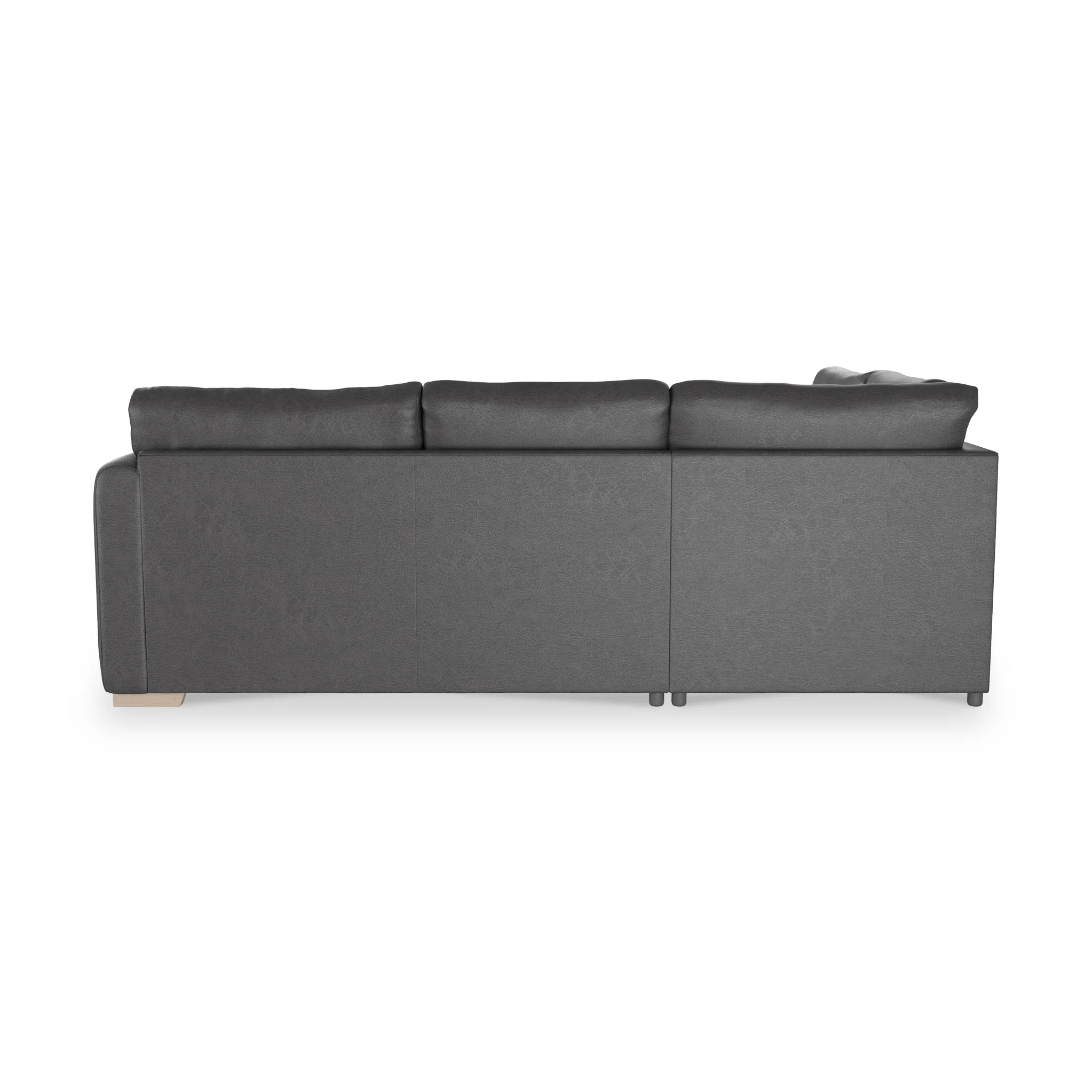 Oakley Faux Leather Corner Sofa - Image 28