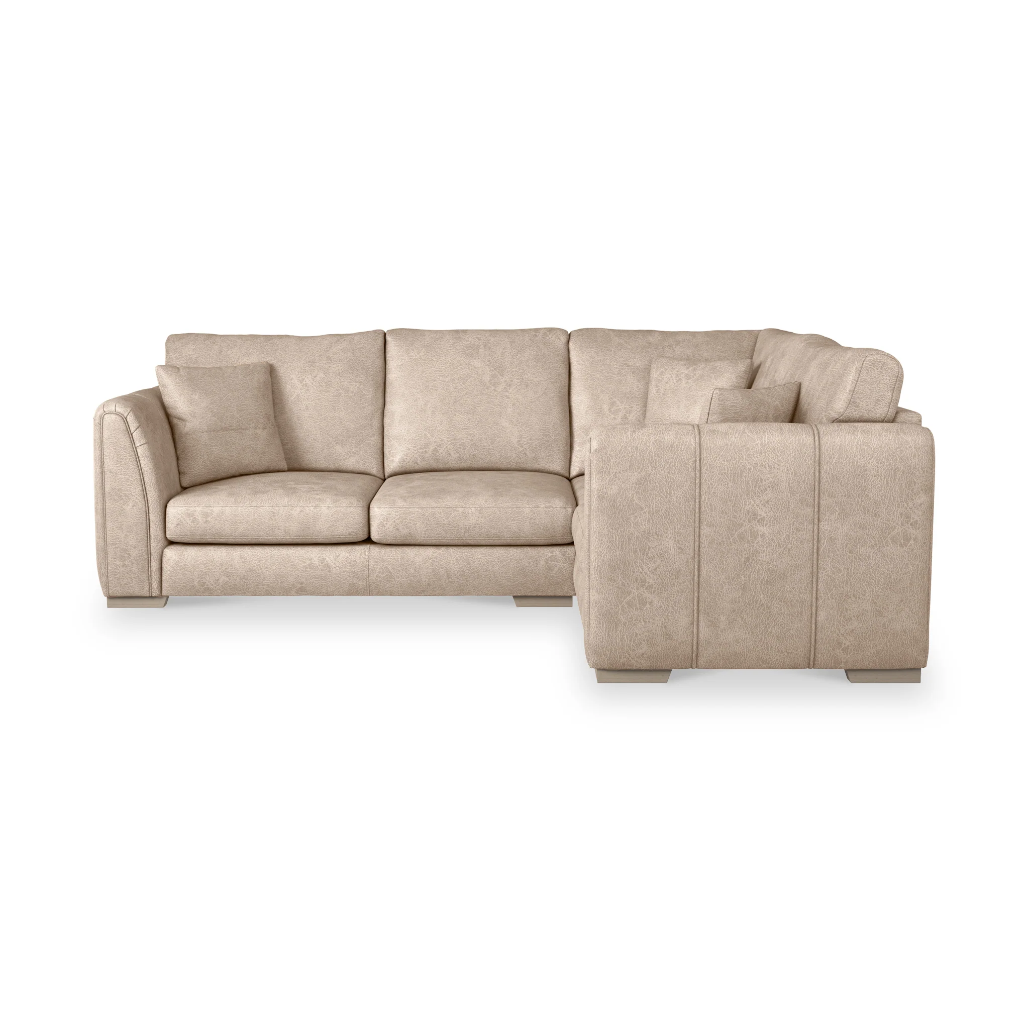Oakley Faux Leather Corner Sofa - Image 3