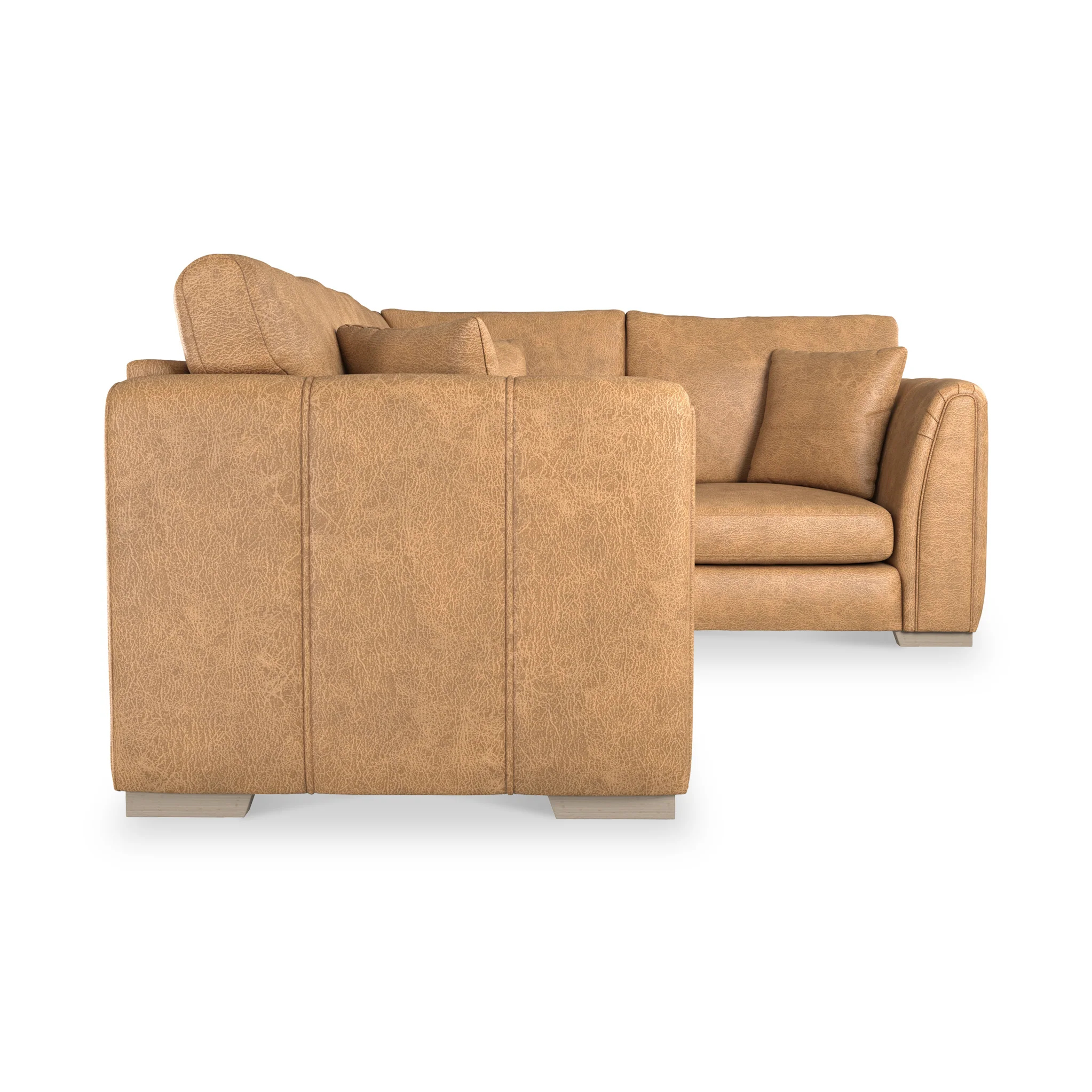 Oakley Faux Leather Corner Sofa - Image 31