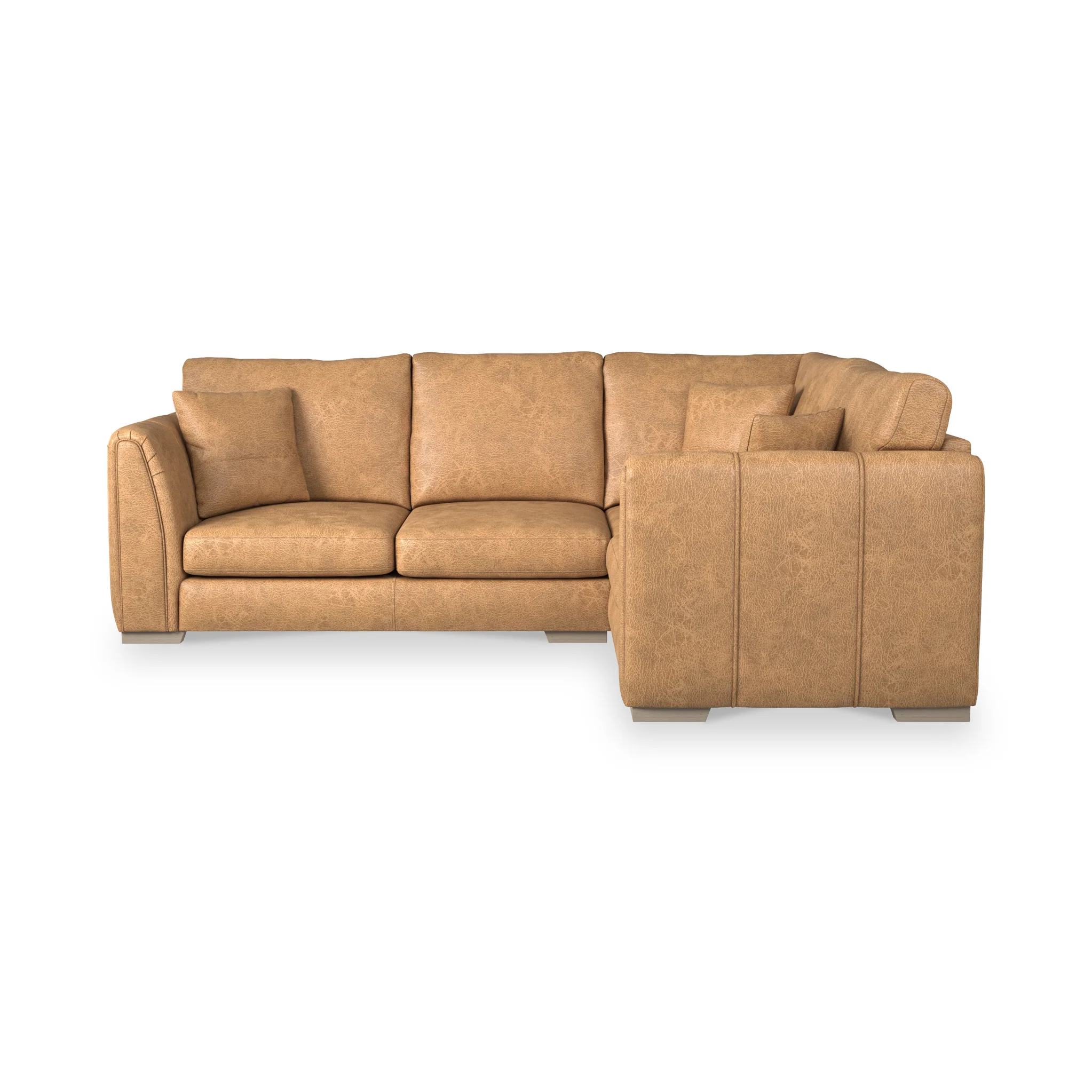 Oakley Faux Leather Corner Sofa - Image 32