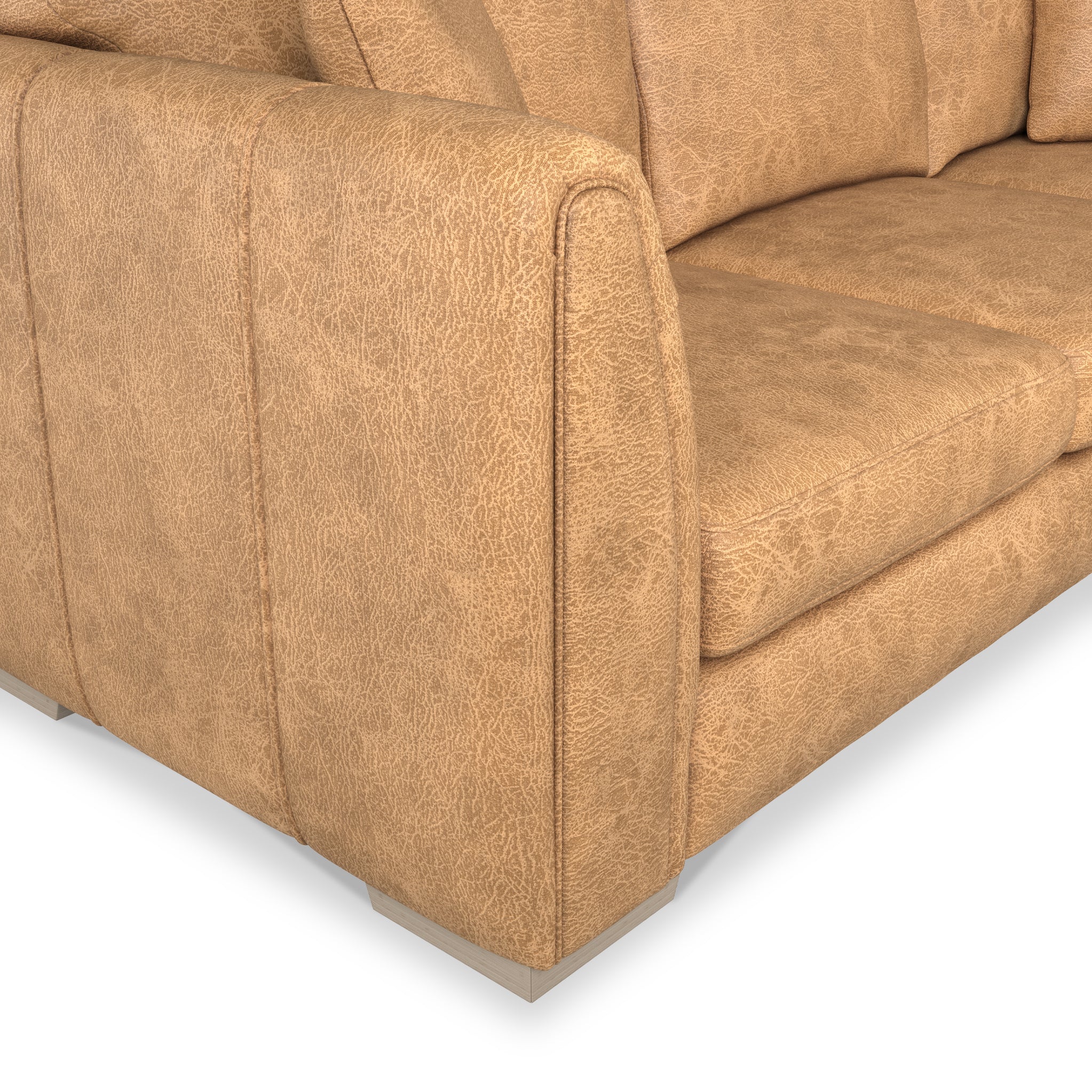 Oakley Faux Leather Corner Sofa - Image 33