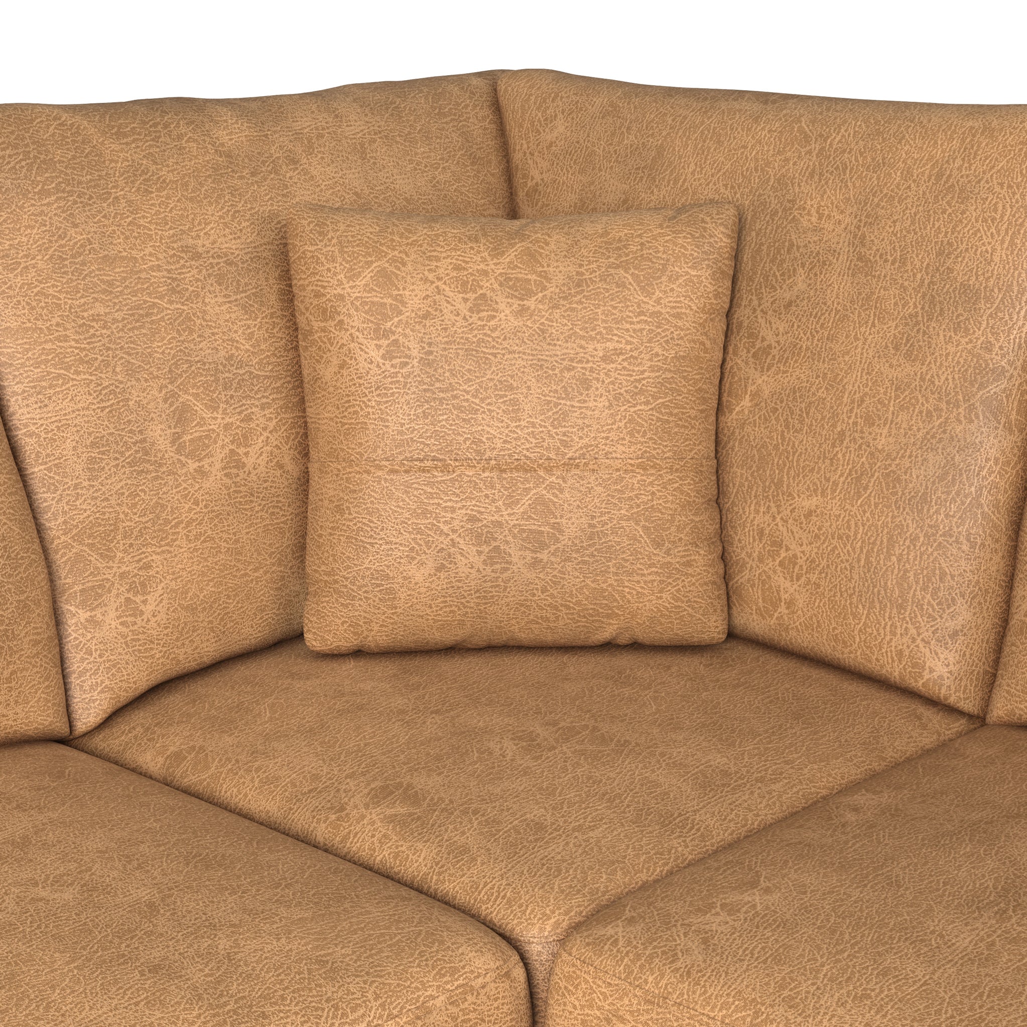 Oakley Faux Leather Corner Sofa - Image 34