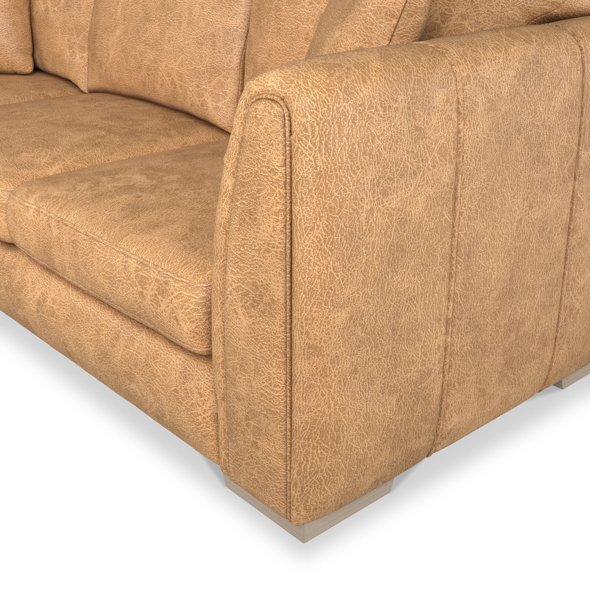 Oakley Faux Leather Corner Sofa - Image 42