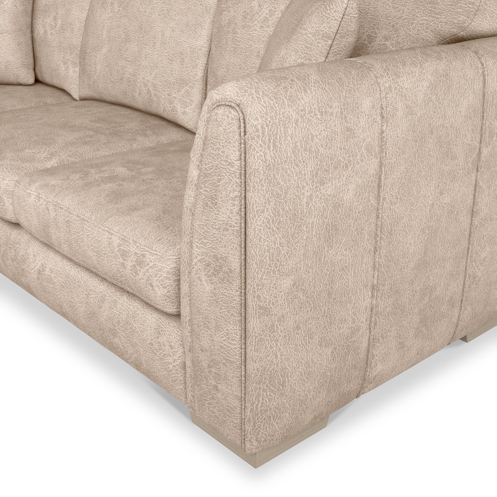 Oakley Faux Leather Corner Sofa - Image 5