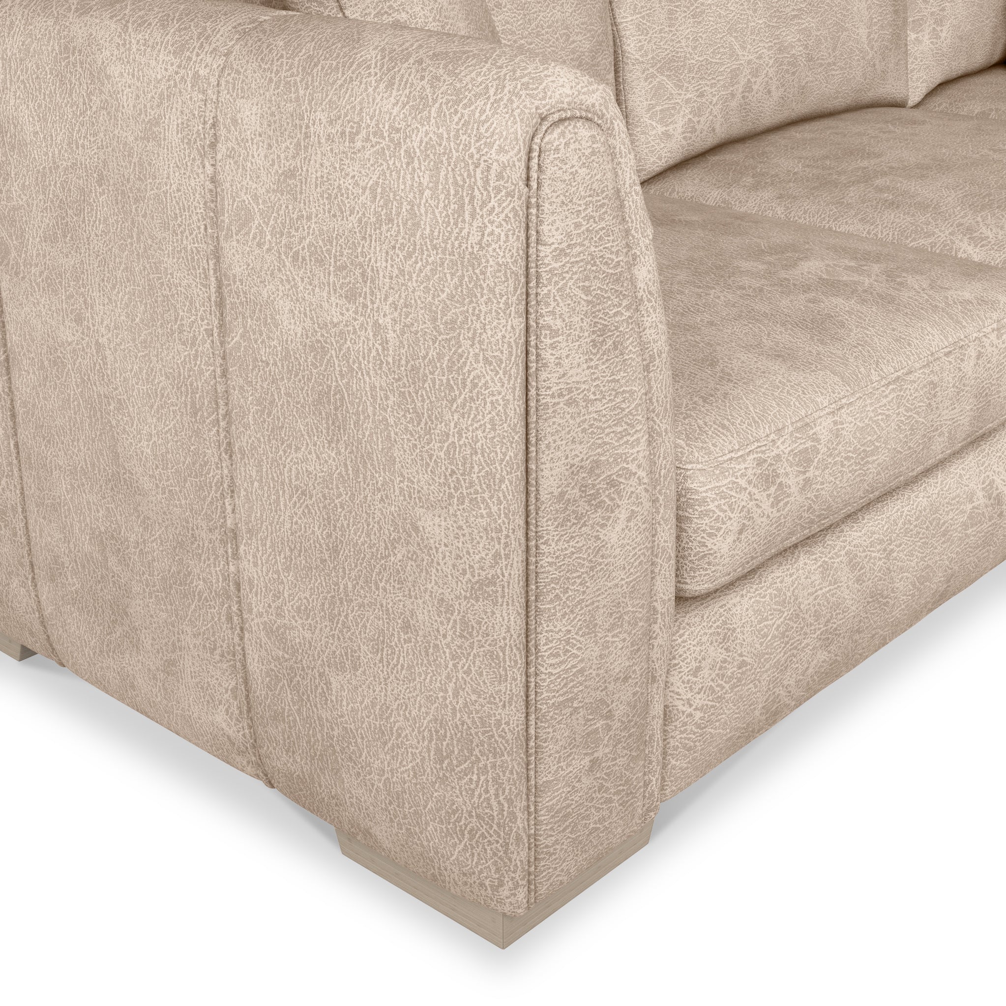 Oakley Faux Leather Corner Sofa - Image 7