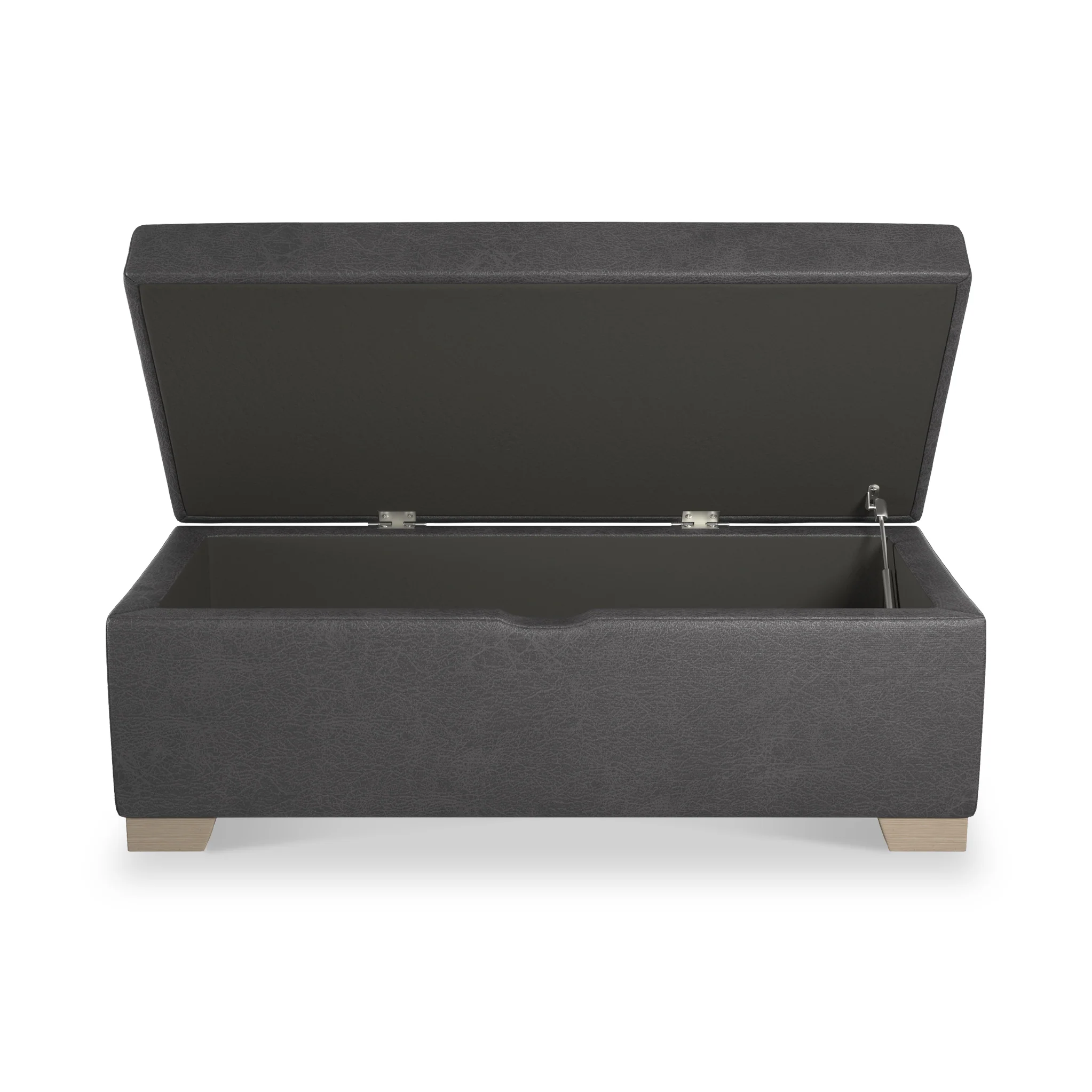 Oakley Faux Leather Storage Footstool - Image 12