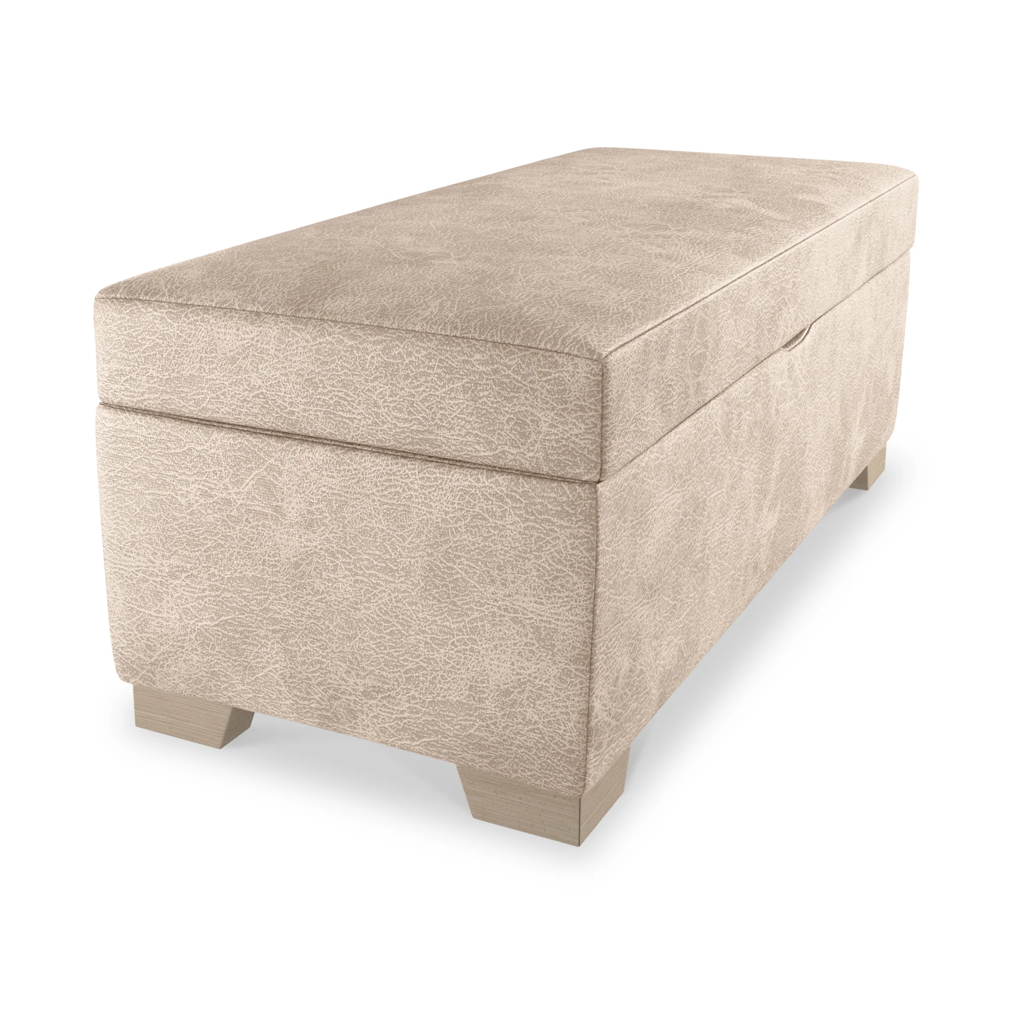 Oakley Faux Leather Storage Footstool - Image 7