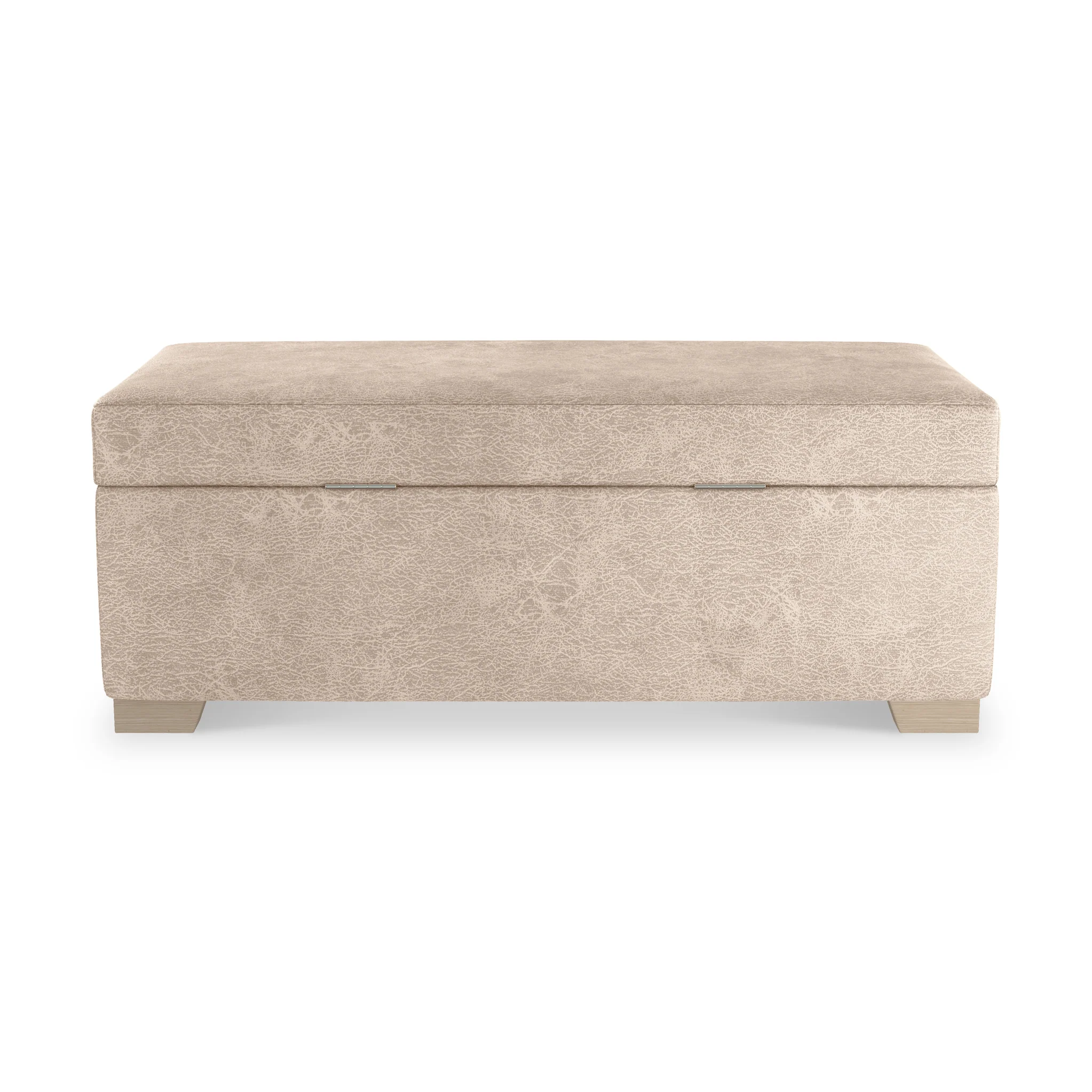 Oakley Faux Leather Storage Footstool - Image 8