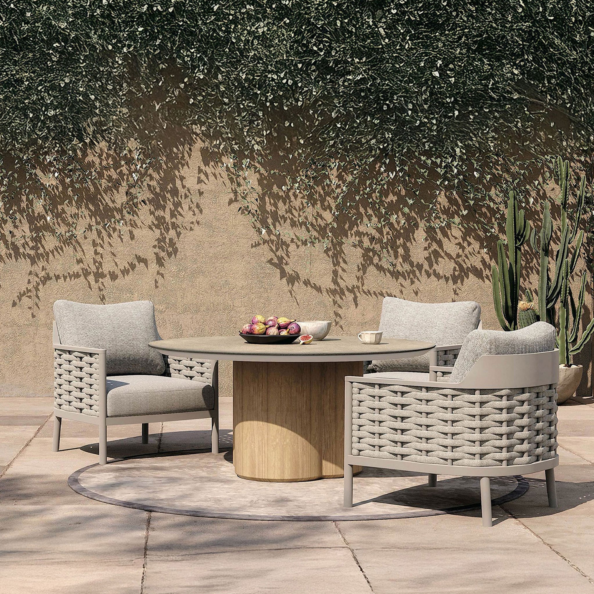 Olma 4 Seater Dining Table Set & Chairs - Image 3
