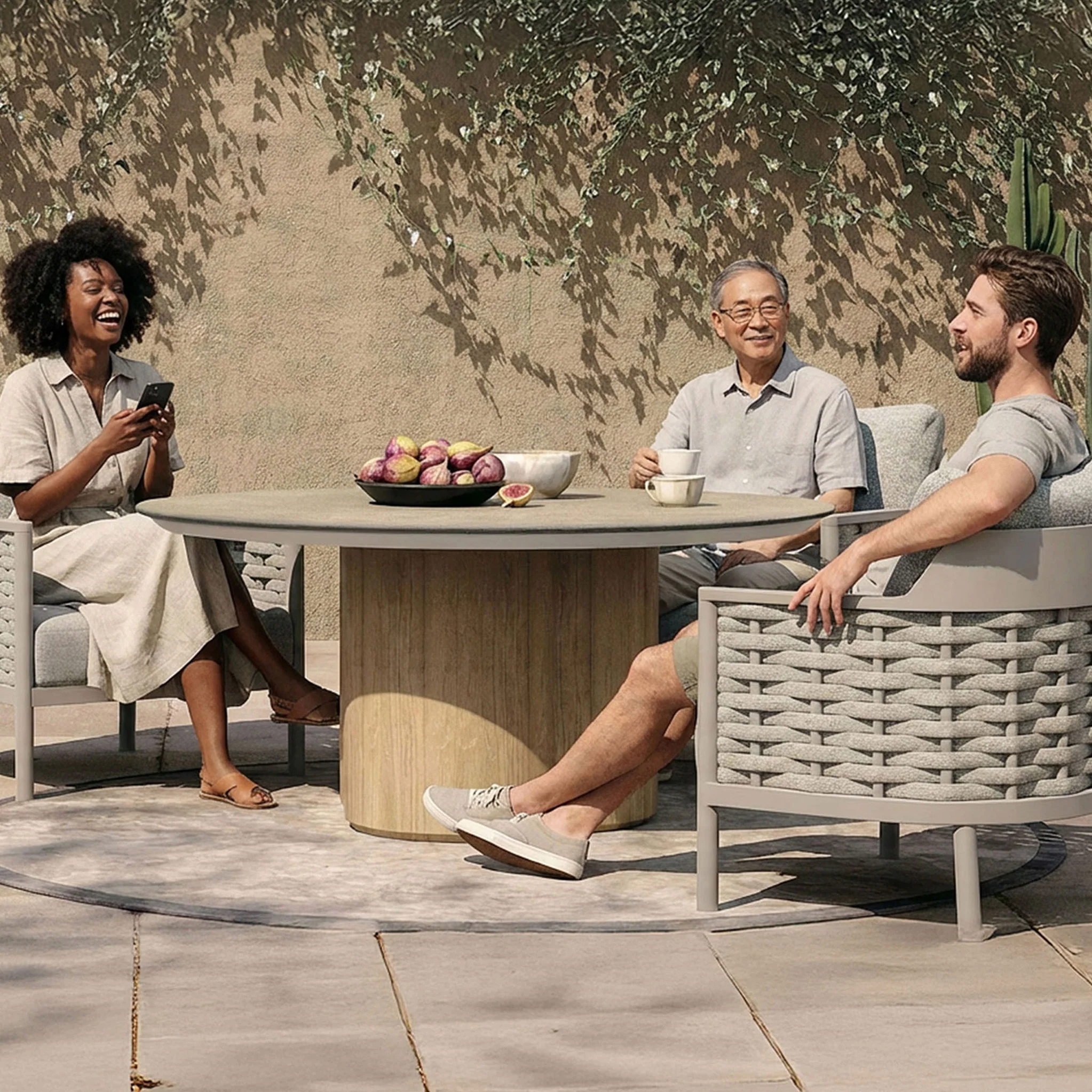 Olma 4 Seater Dining Table Set & Chairs - Image 4