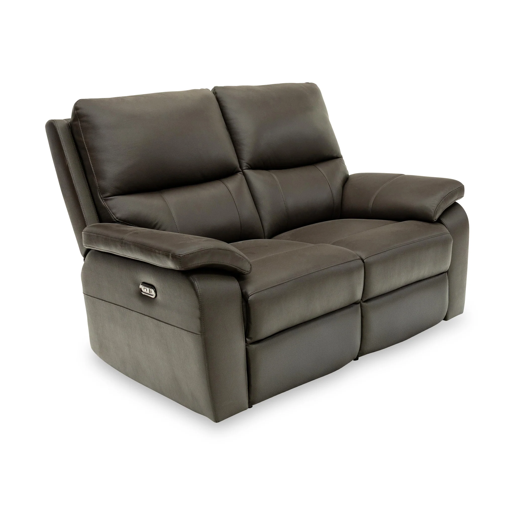 Oxley Leather 2 Seater Power Recliner - Image 7