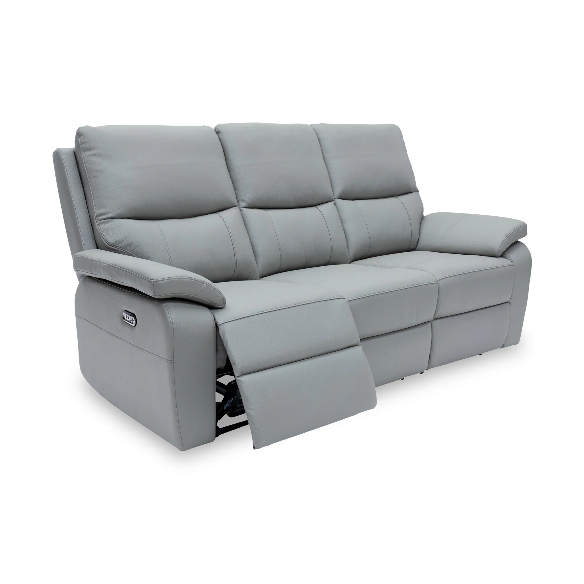 Oxley Leather 3 Seater Power Recliner - Image 6