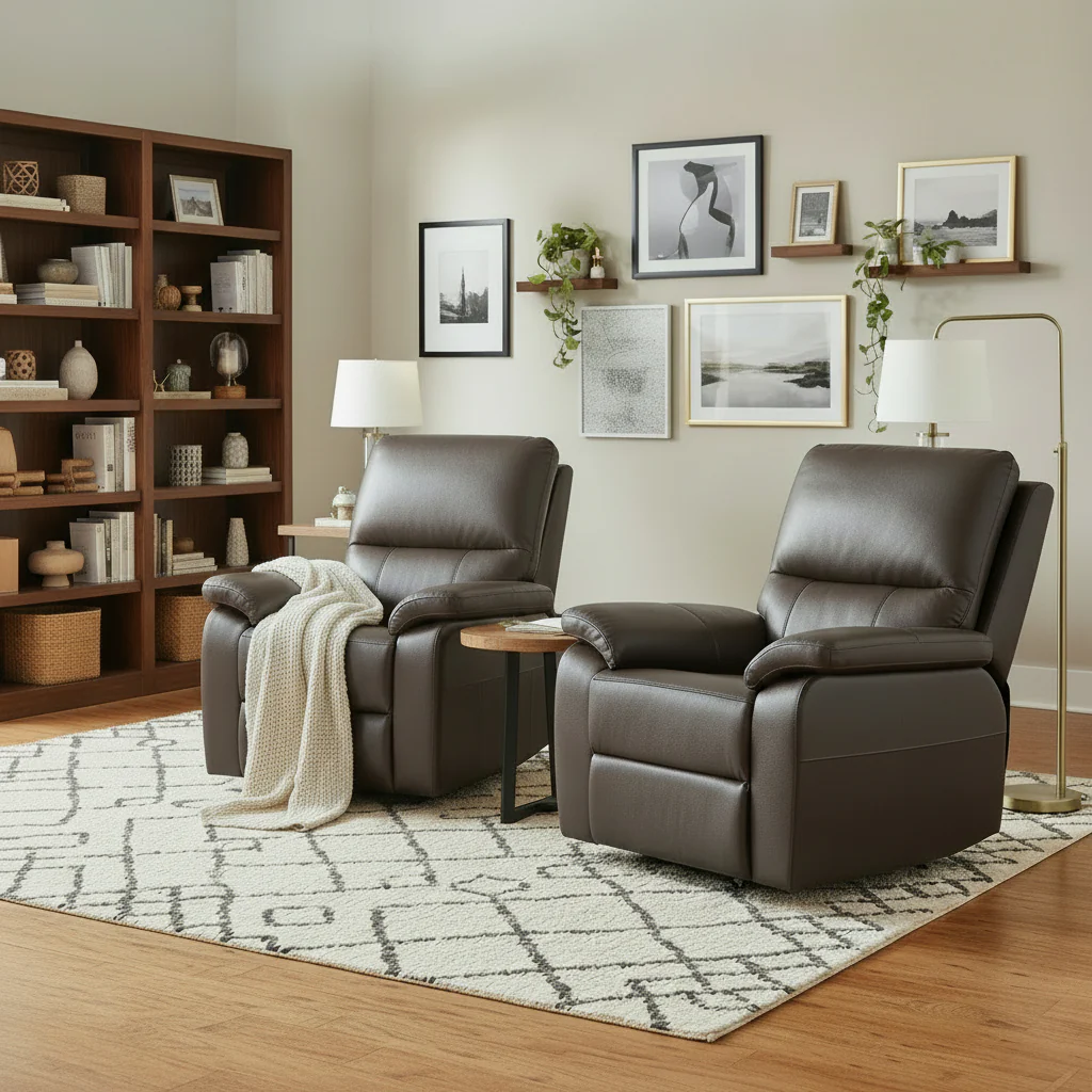 Oxley Leather Power Recliner Armchair - Image 5