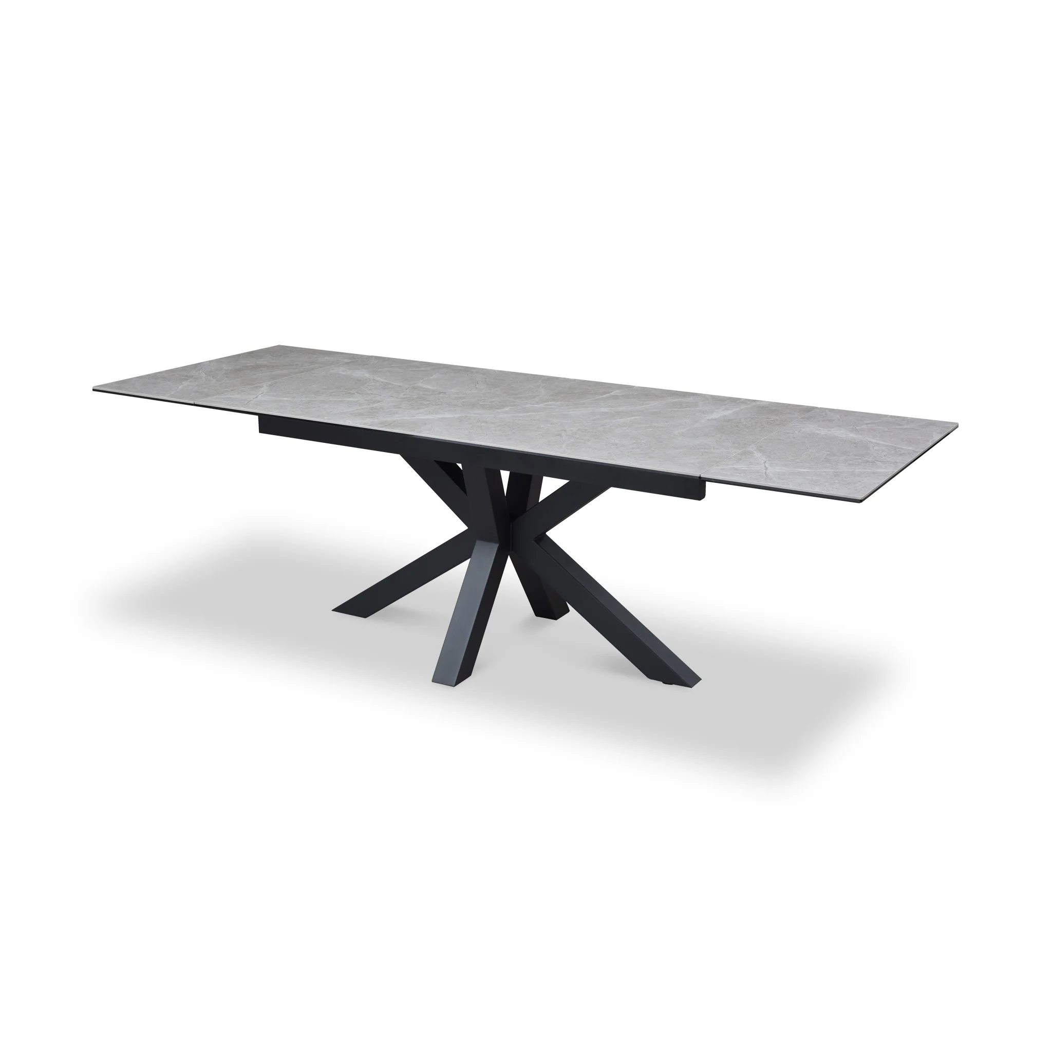 Palma Grey 140-180cm Extending Ceramic Dining Table - Image 4