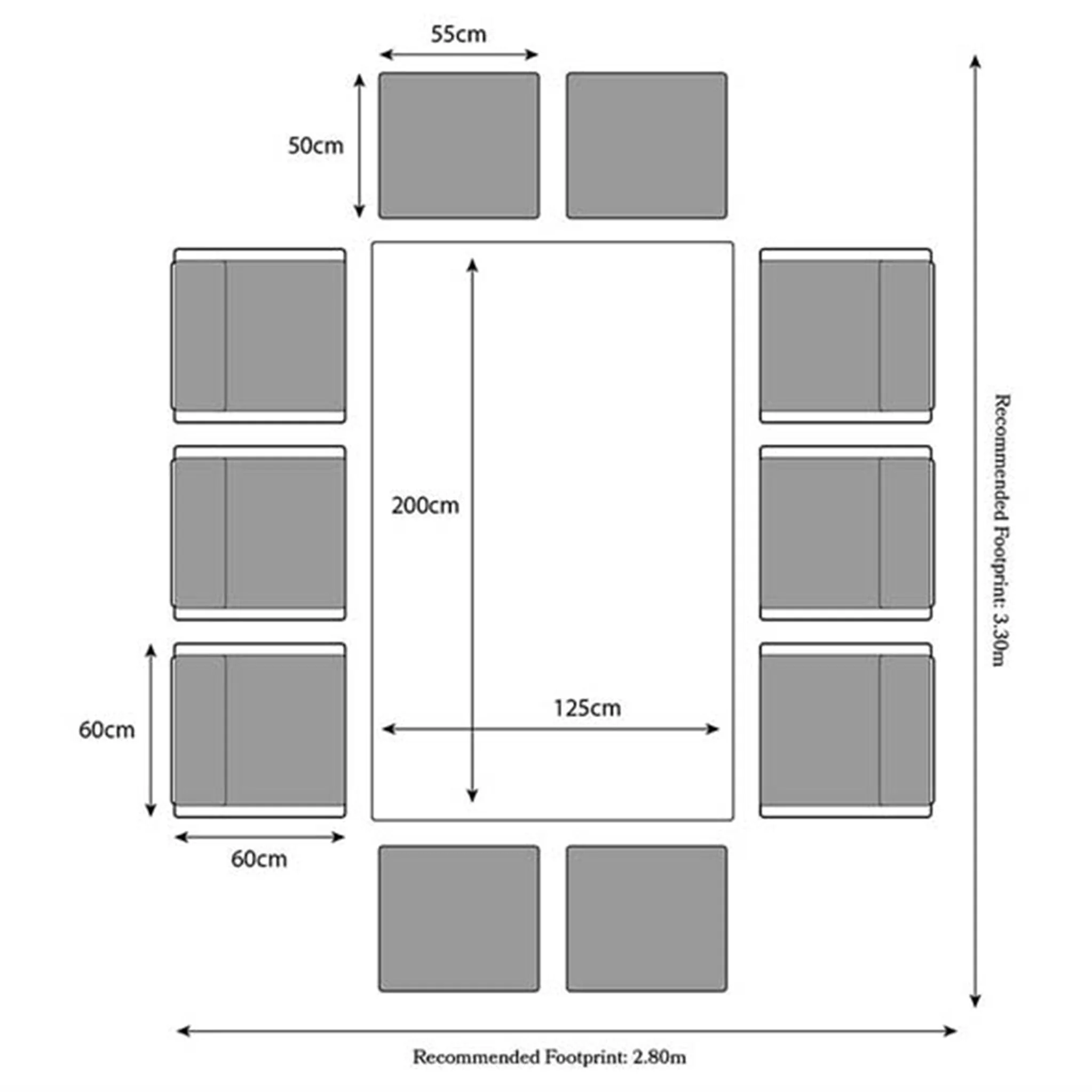 Paris 10 Seat Lux Rattan Cube Set - Image 18