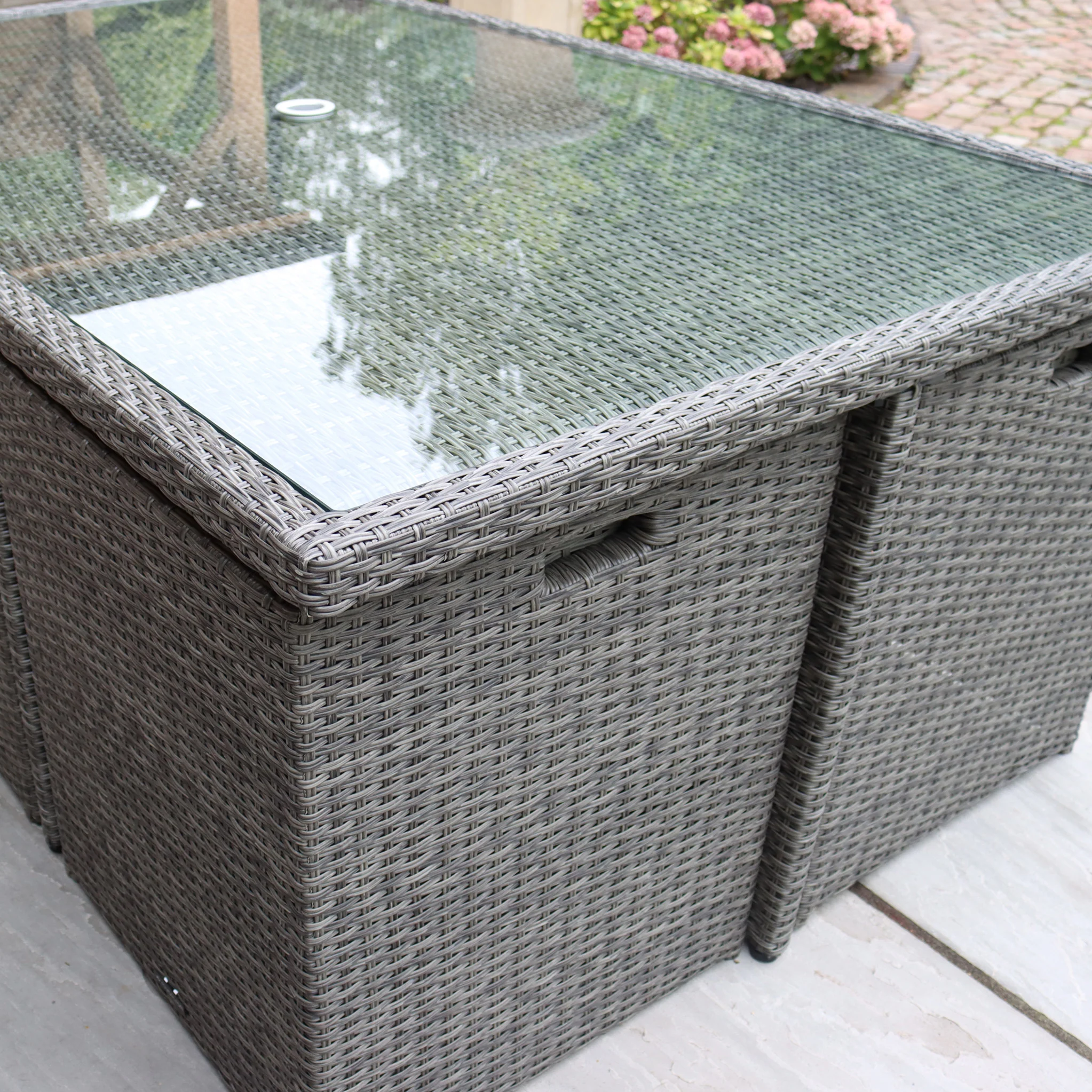 Paris 10 Seat Lux Rattan Cube Set - Image 5