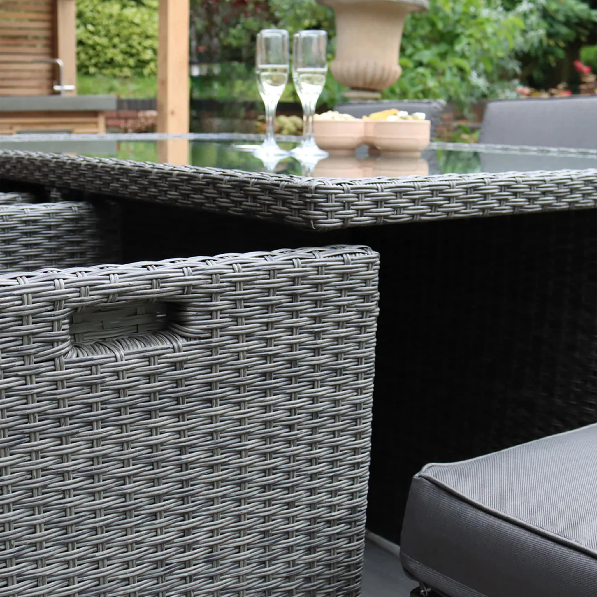 Paris 10 Seat Lux Rattan Cube Set - Image 8