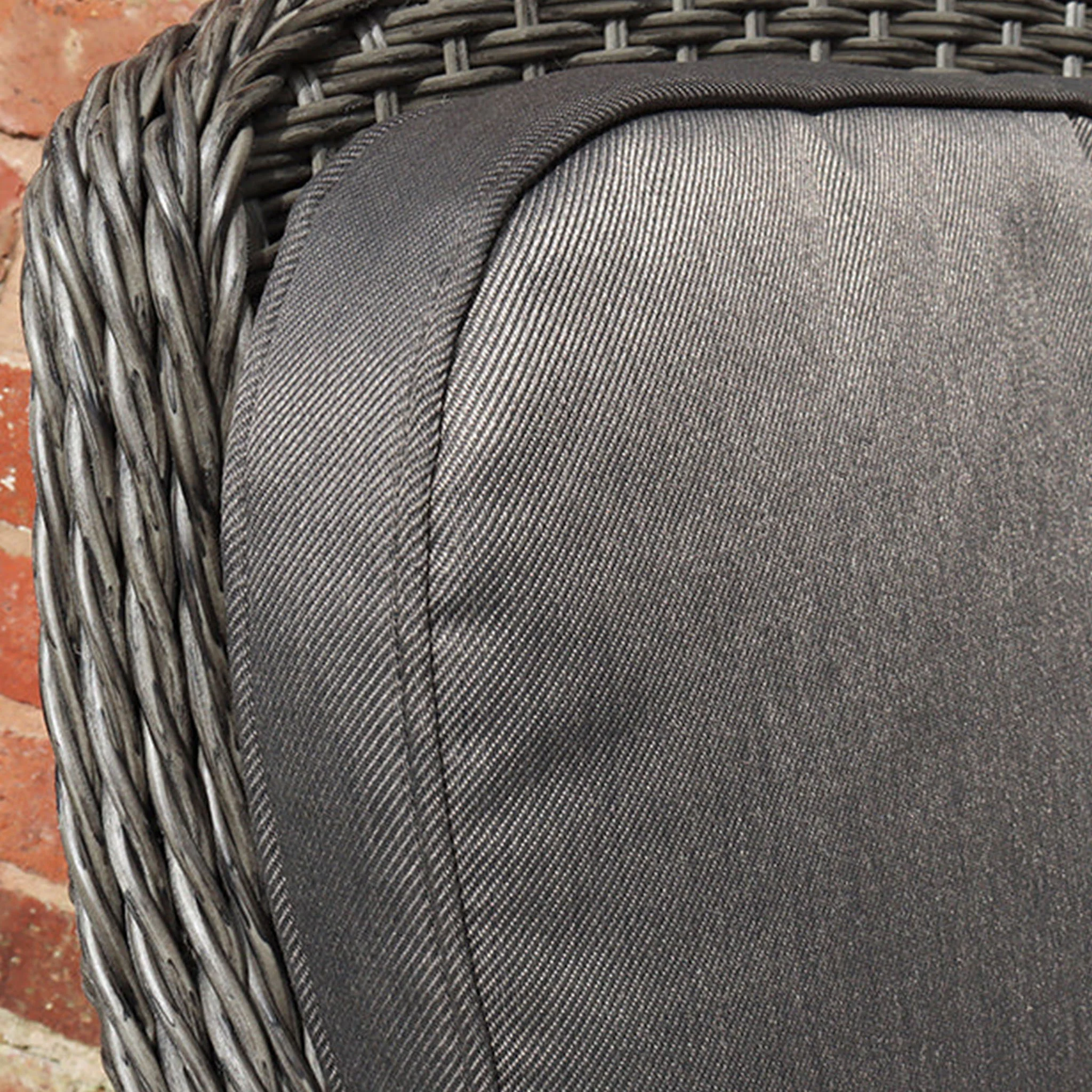 Paris 2 Seat Lux Rattan Bistro Set - Image 4