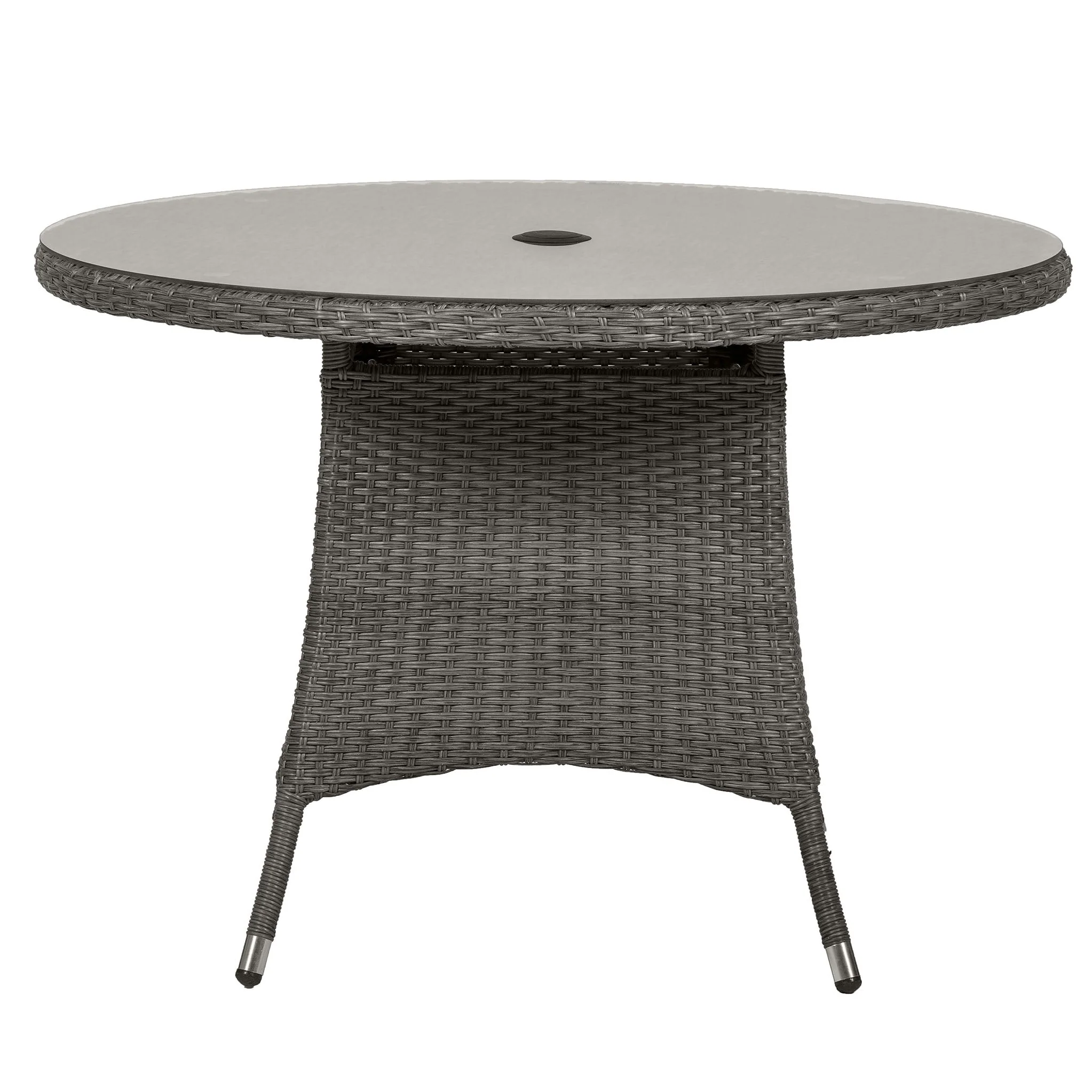 Paris 4 Seat 110cm Lux Rattan Dining Set - Image 11