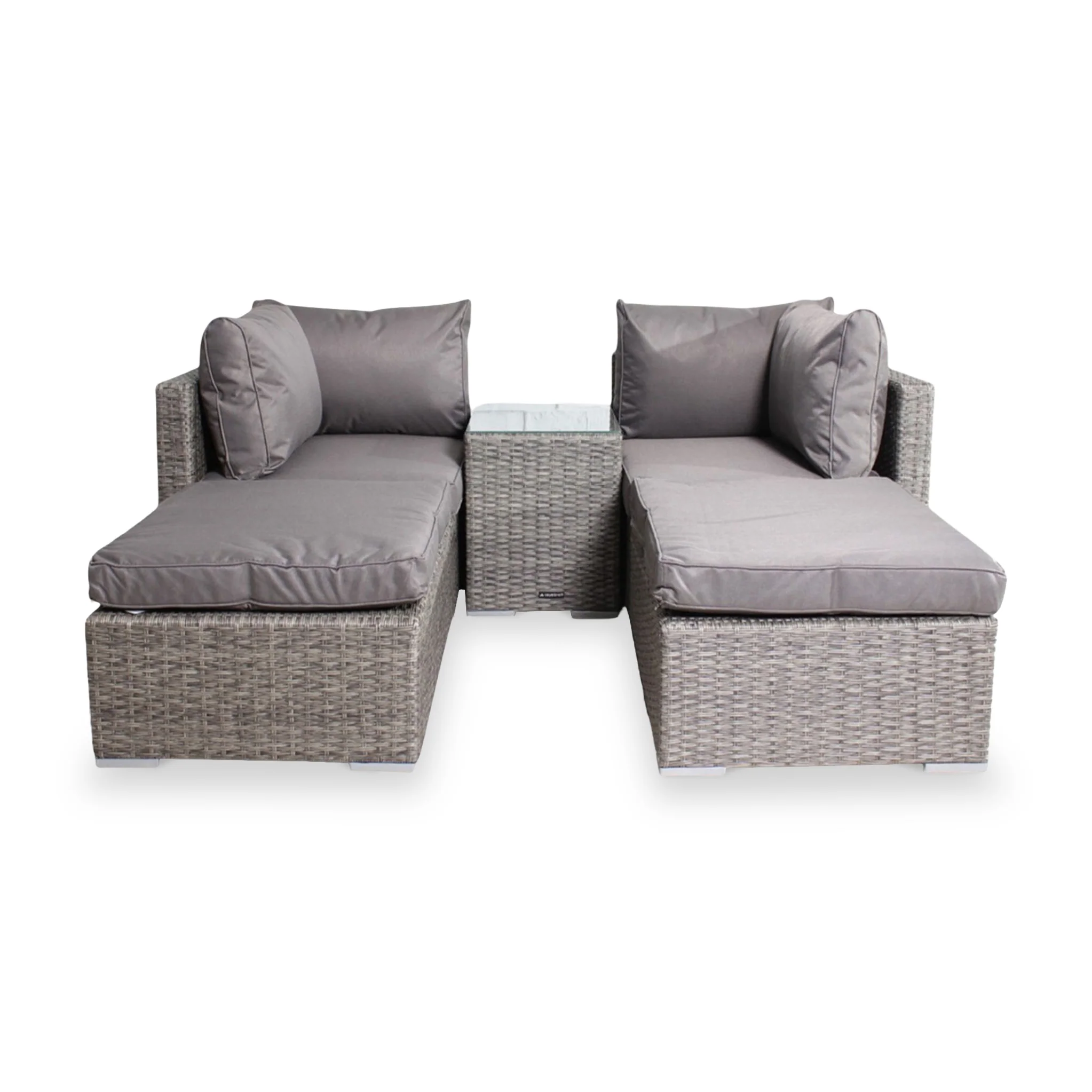 Paris 2-4 Seater Rattan Multi Setting Relaxer Set - Image 10