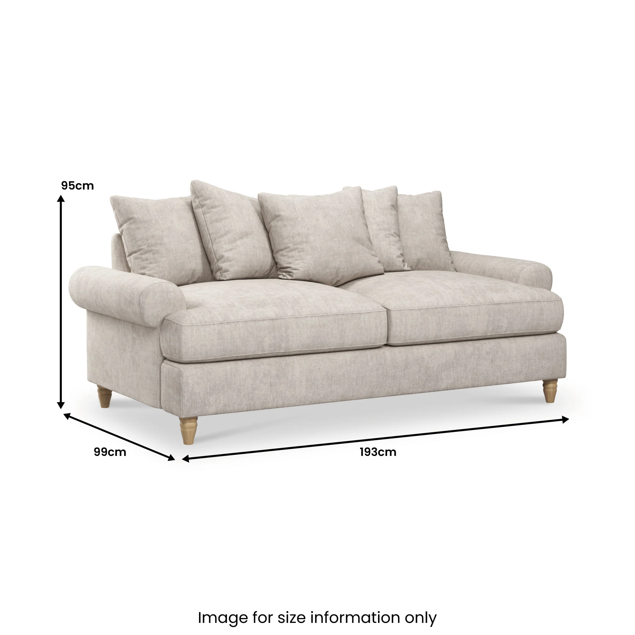 Pembroke 3 Seater Sofa - Image 41