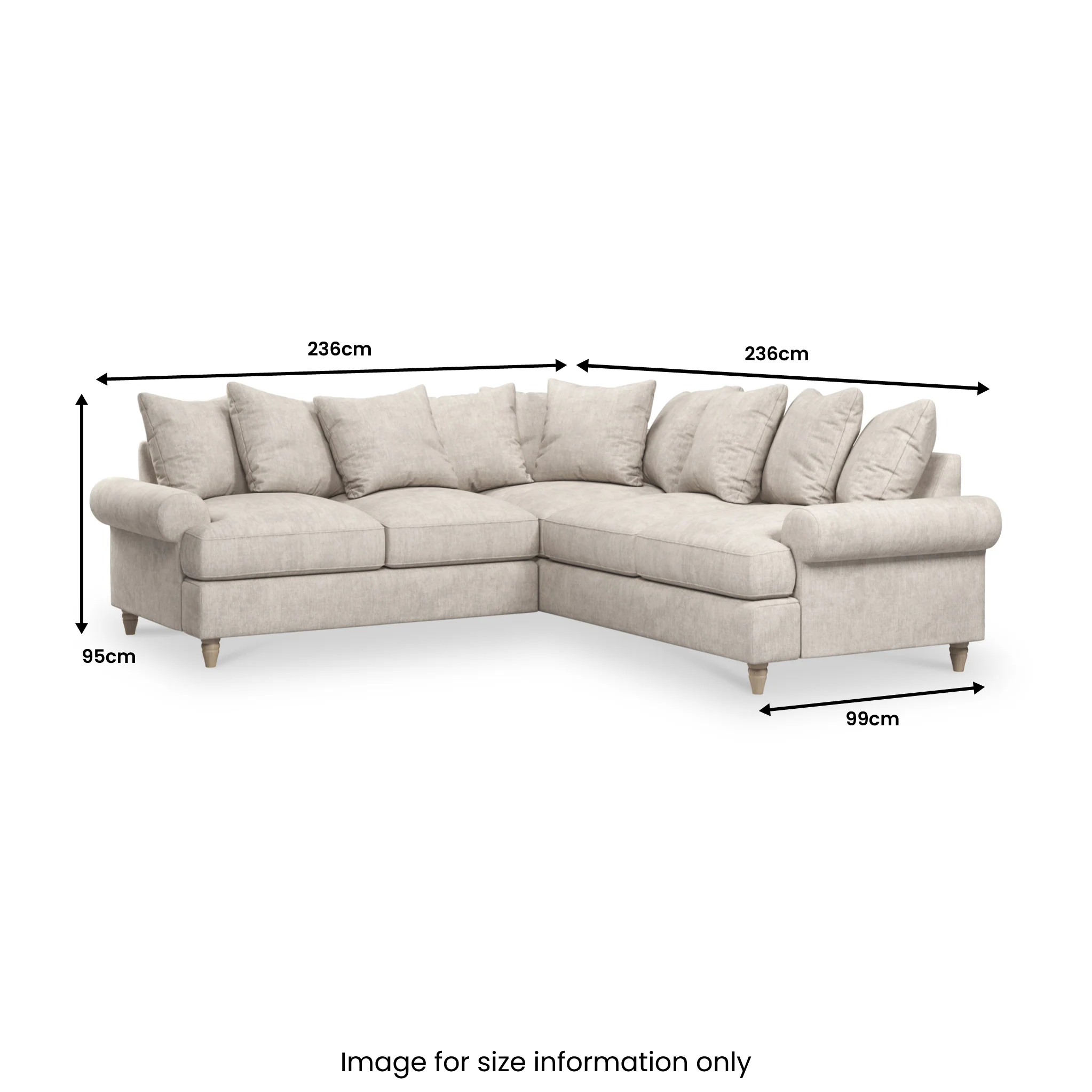 Pembroke Large Corner Sofa - Image 41