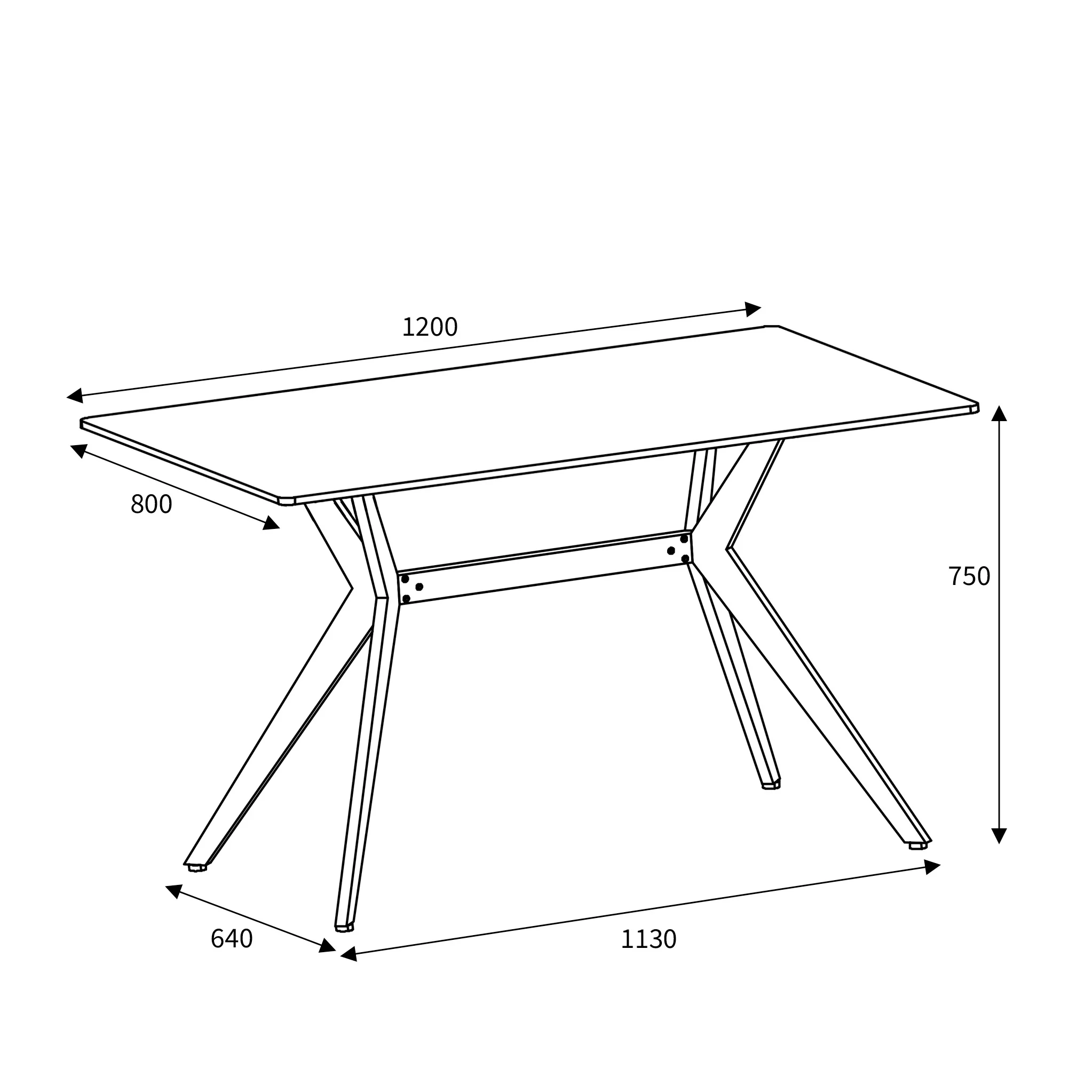 Penhallow 120cm Dining Table - Image 15