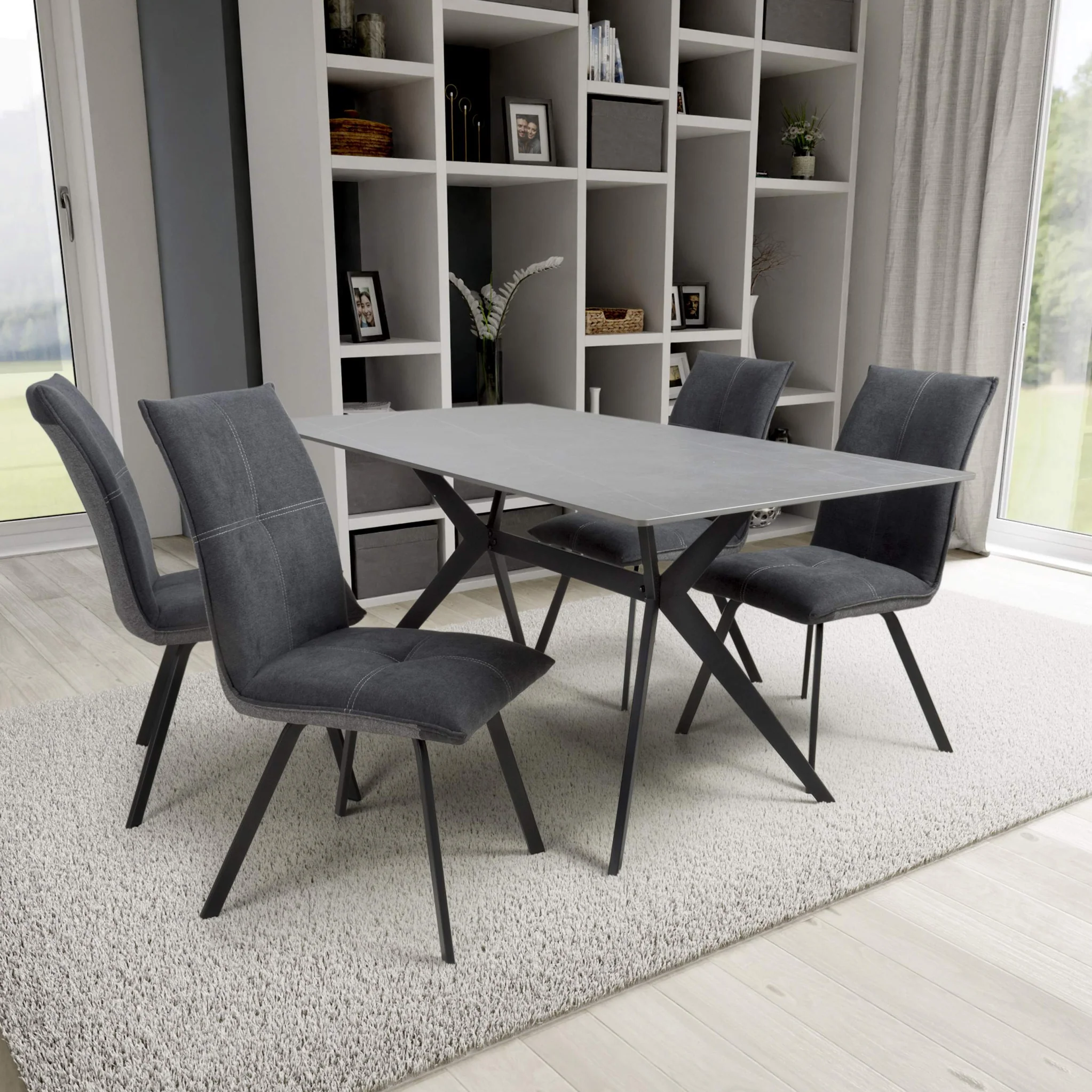 Penhallow 160cm Sintered Stone Dining Table - Image 2